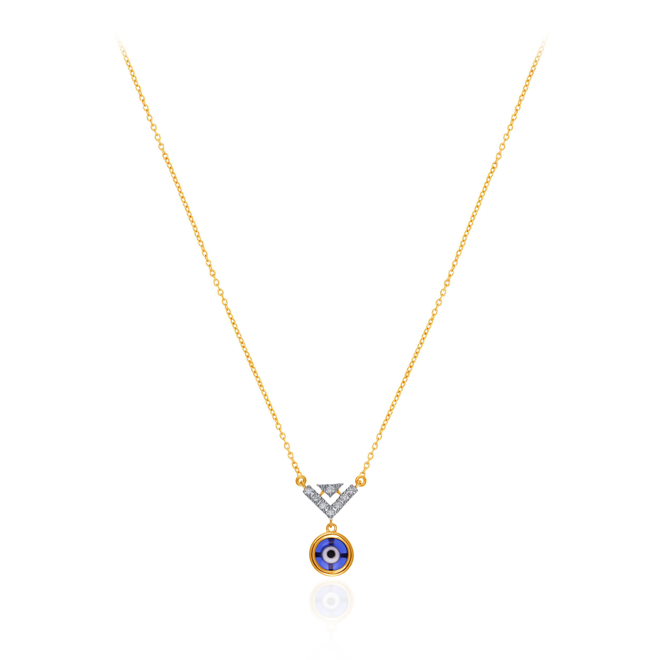 Elegant Flair Diamond Chain Pendant - Senco Gold and Diamonds