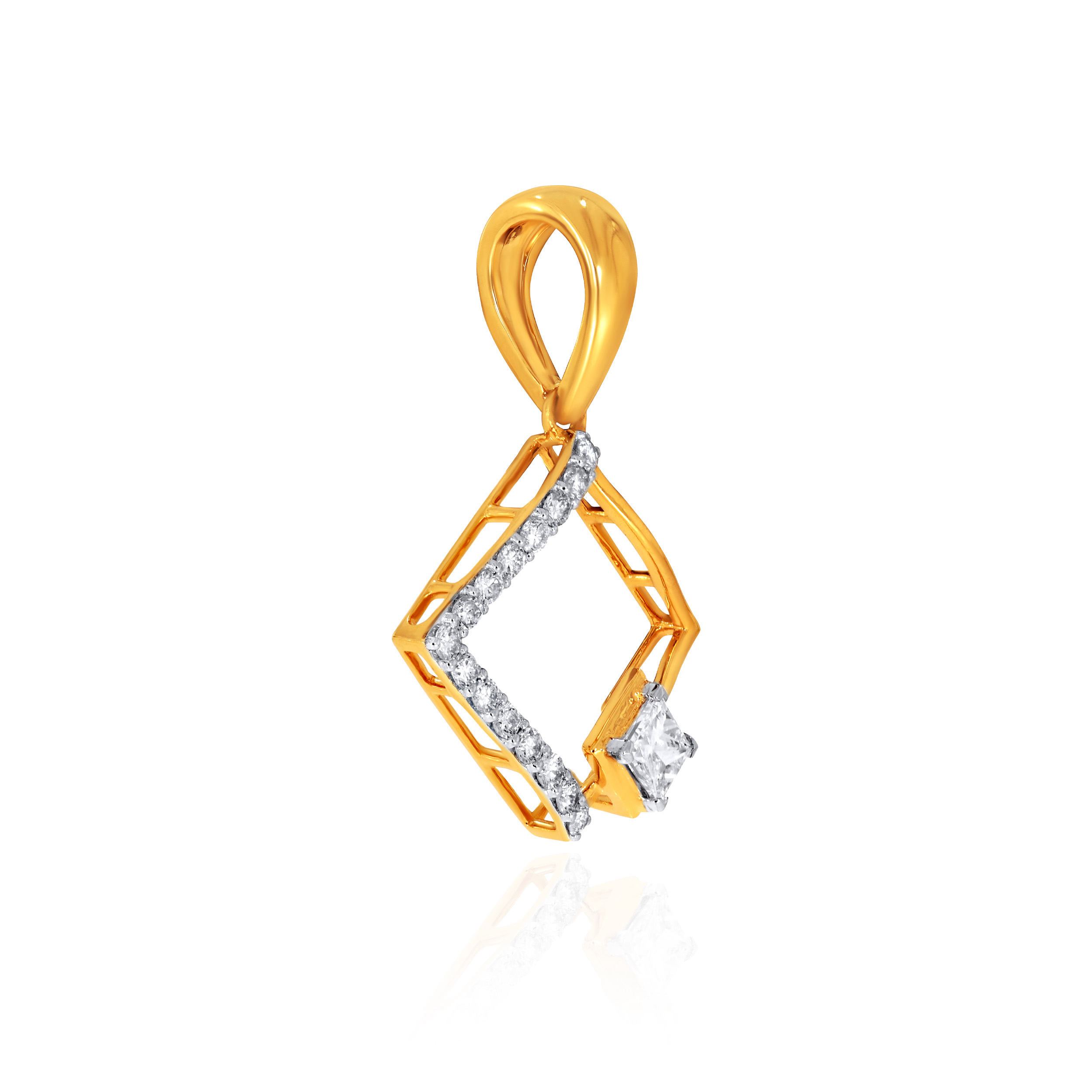 Aria Open Frame Diamond Ring - Senco Gold and Diamonds