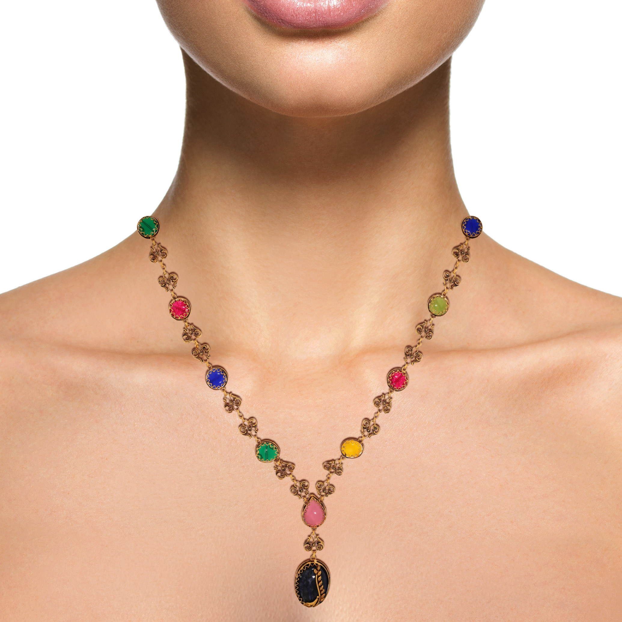 22K Yellow Gold Necklace-GN-D000788437 - Senco Gold and Diamonds