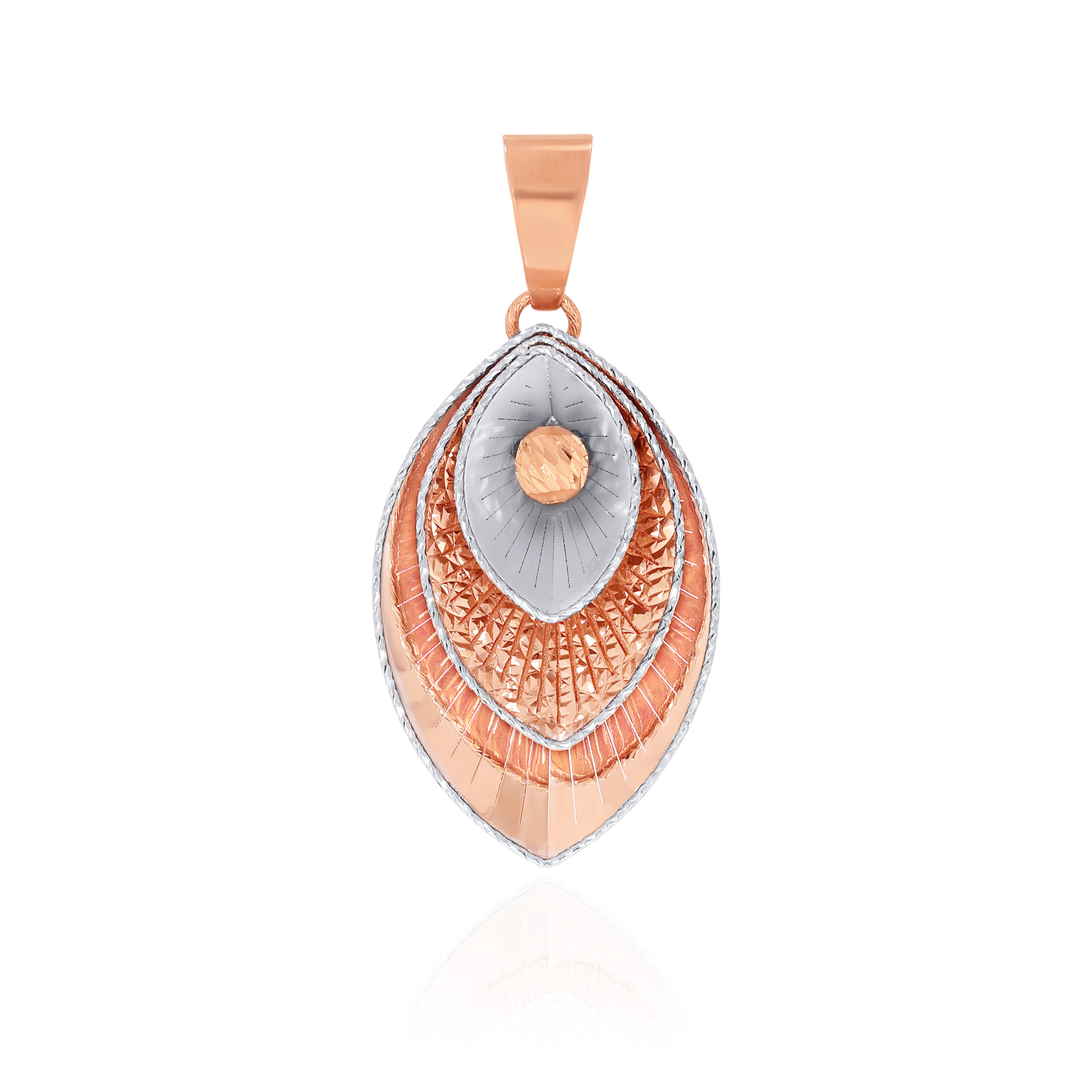 18K Rose Gold Pendant-GPN-D000717764 - Senco Gold and Diamonds