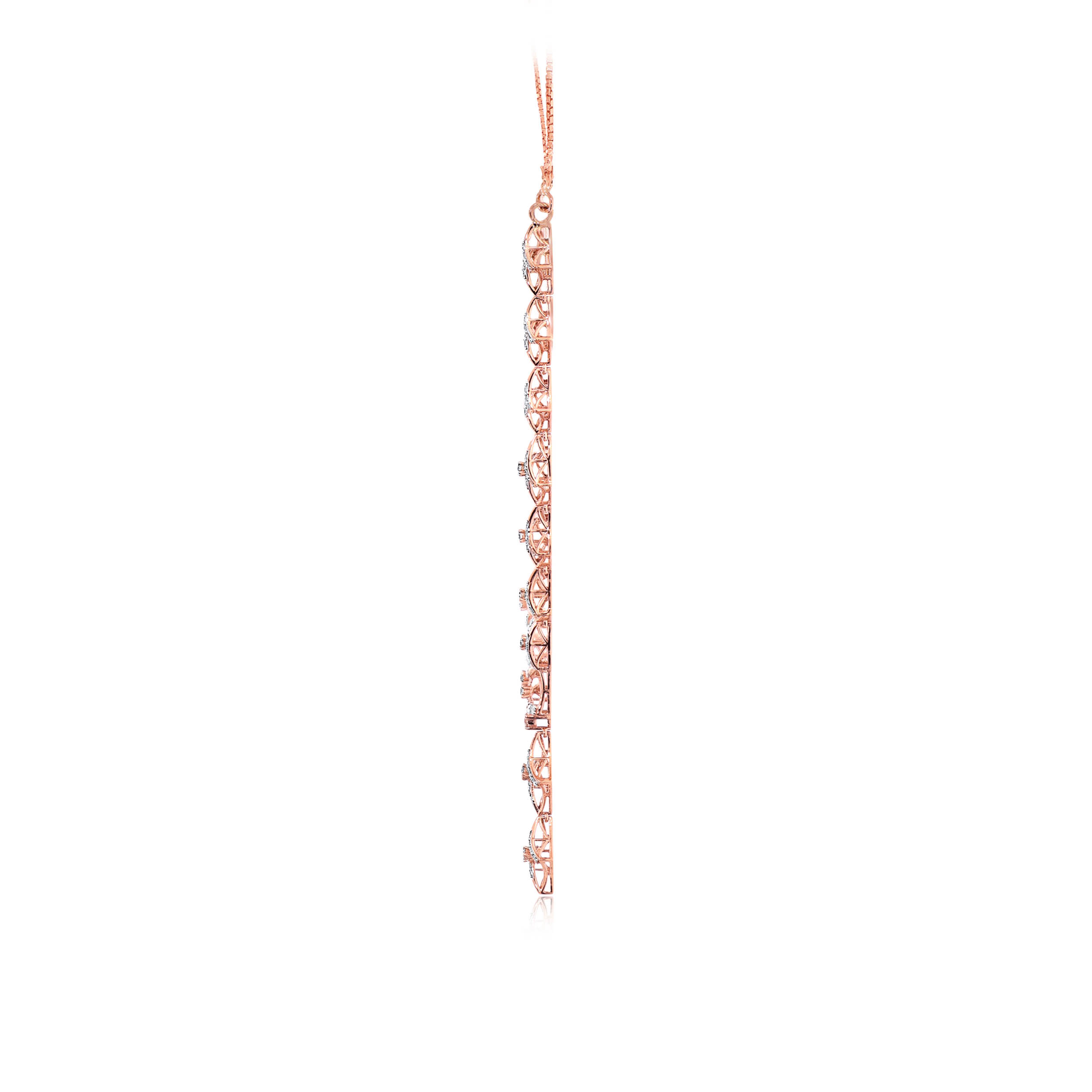 Rosy Rhombus Diamond Necklace - Senco Gold and Diamonds