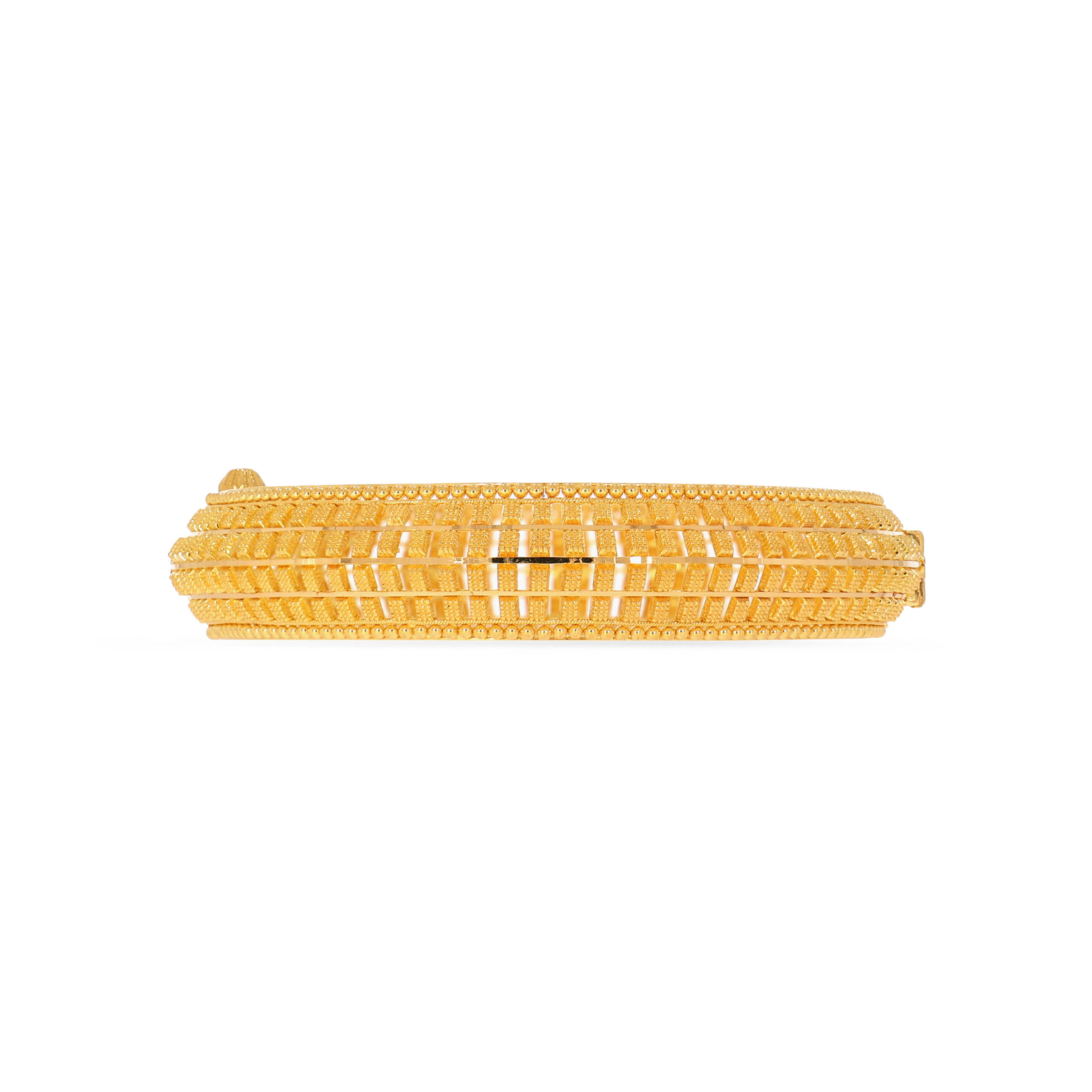 Majestic Allure Gold Chur Bangle - Senco Gold and Diamonds
