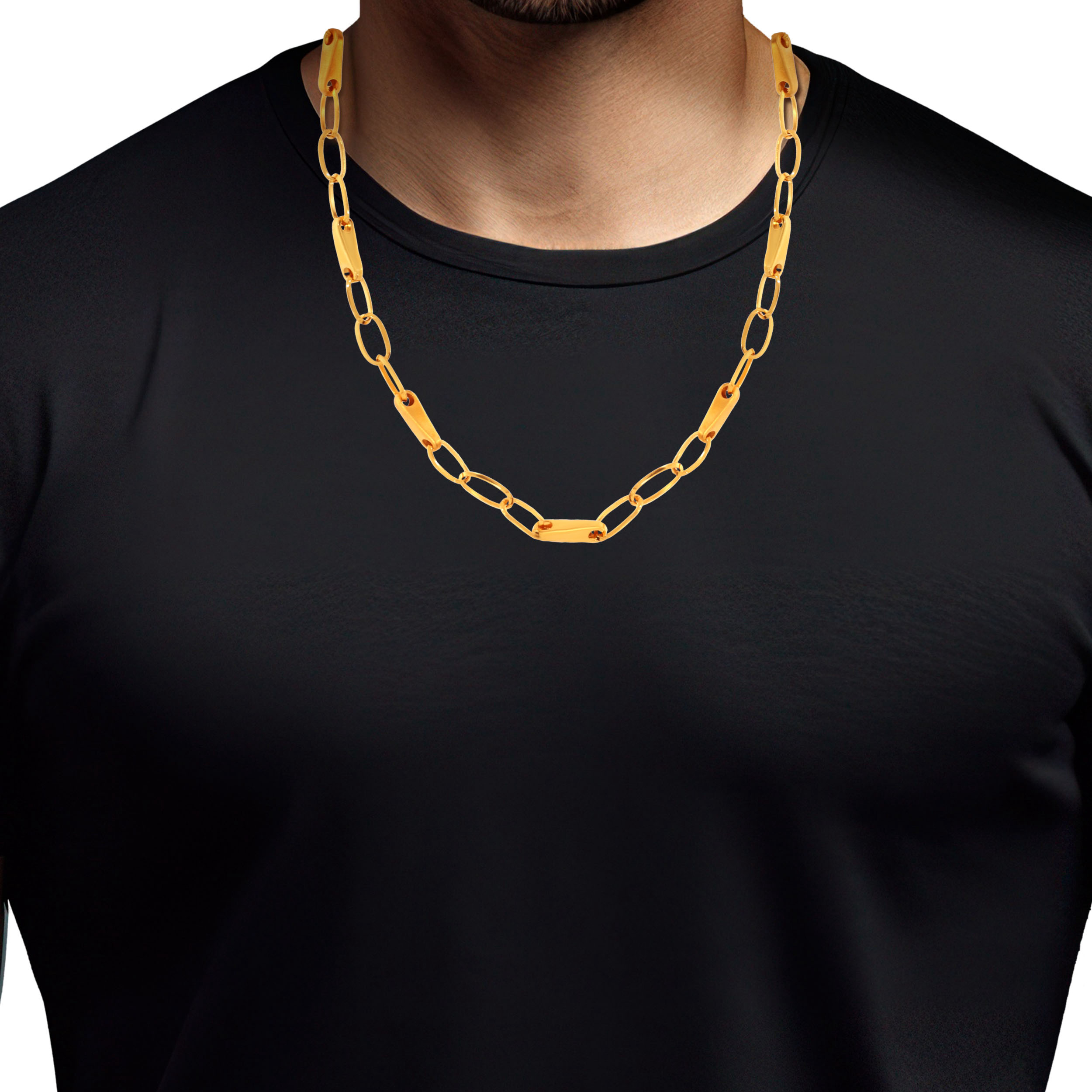 Radiant Link Unisex Gold Chain - Senco Gold and Diamonds