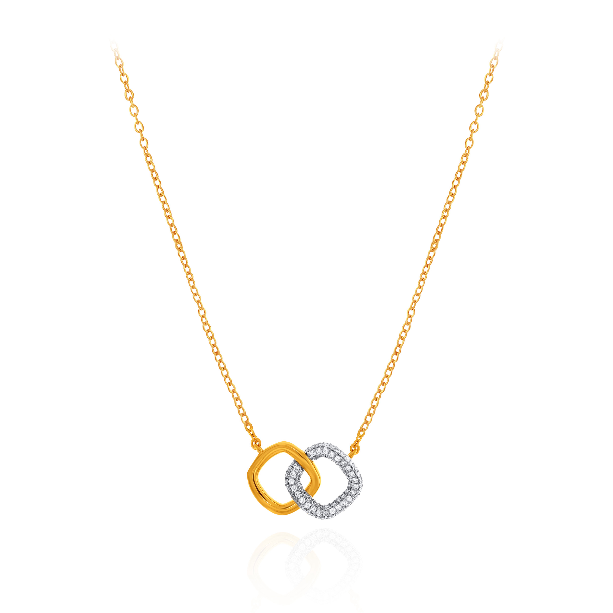 Eterna Gleam Diamond Chain Pendant - Senco Gold and Diamonds