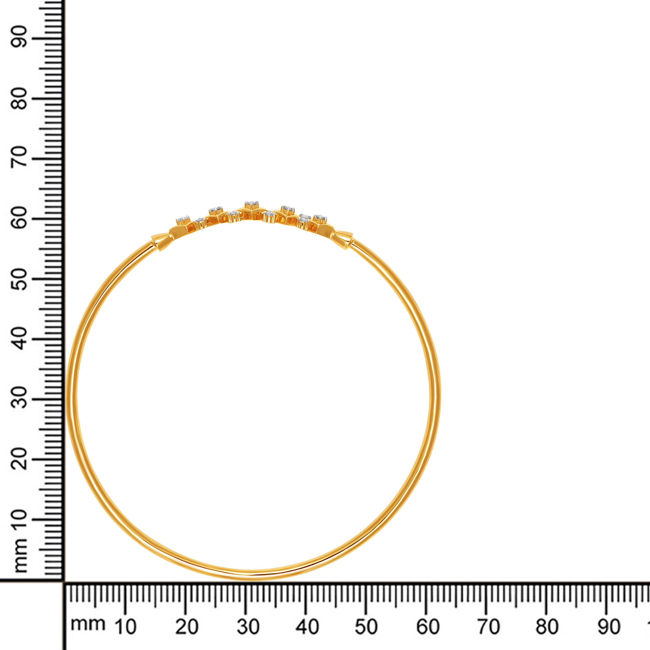 Ethereal Glow Diamond Noa Bangle - Senco Gold and Diamonds
