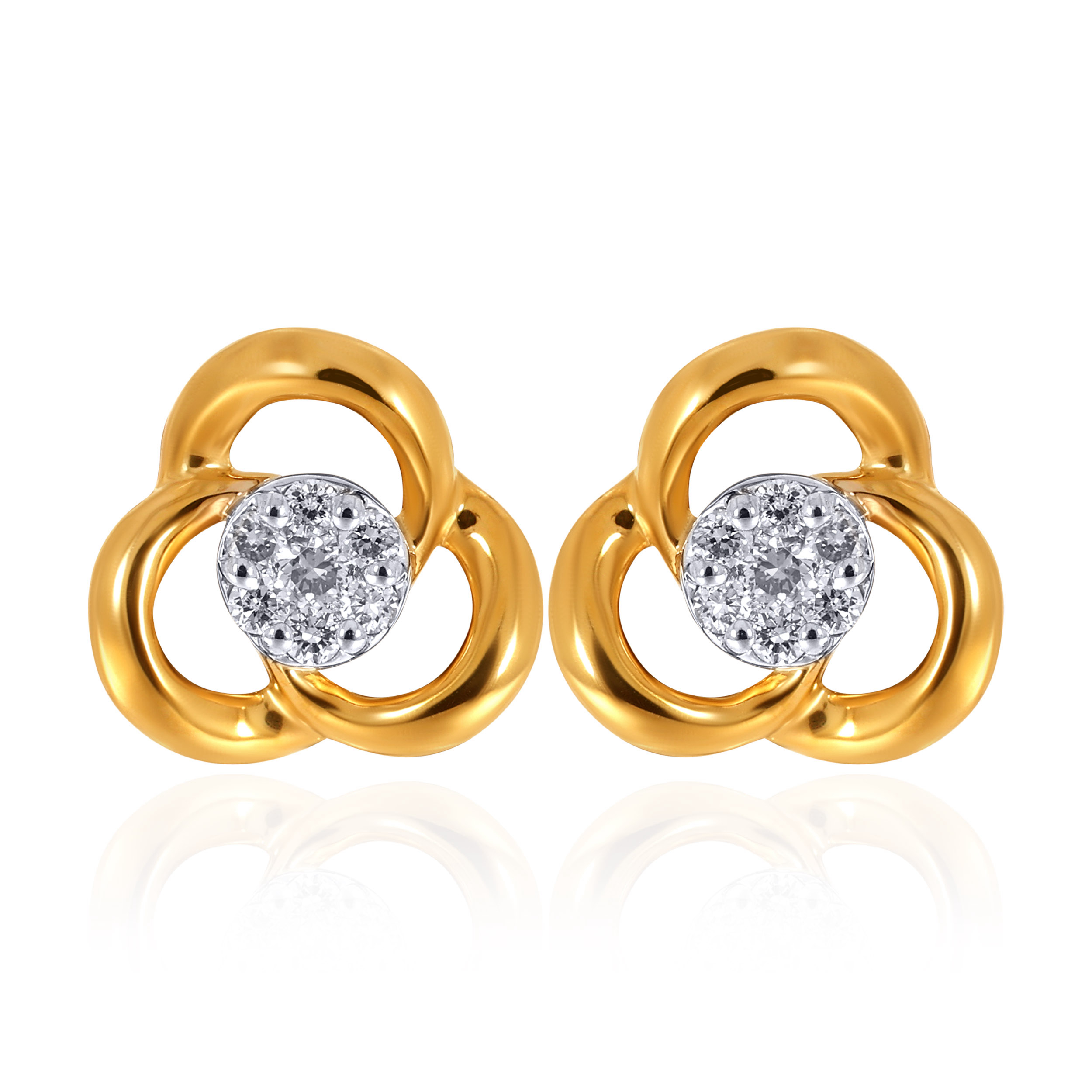 Ethereal Spark Diamond Studs - Senco Gold and Diamonds
