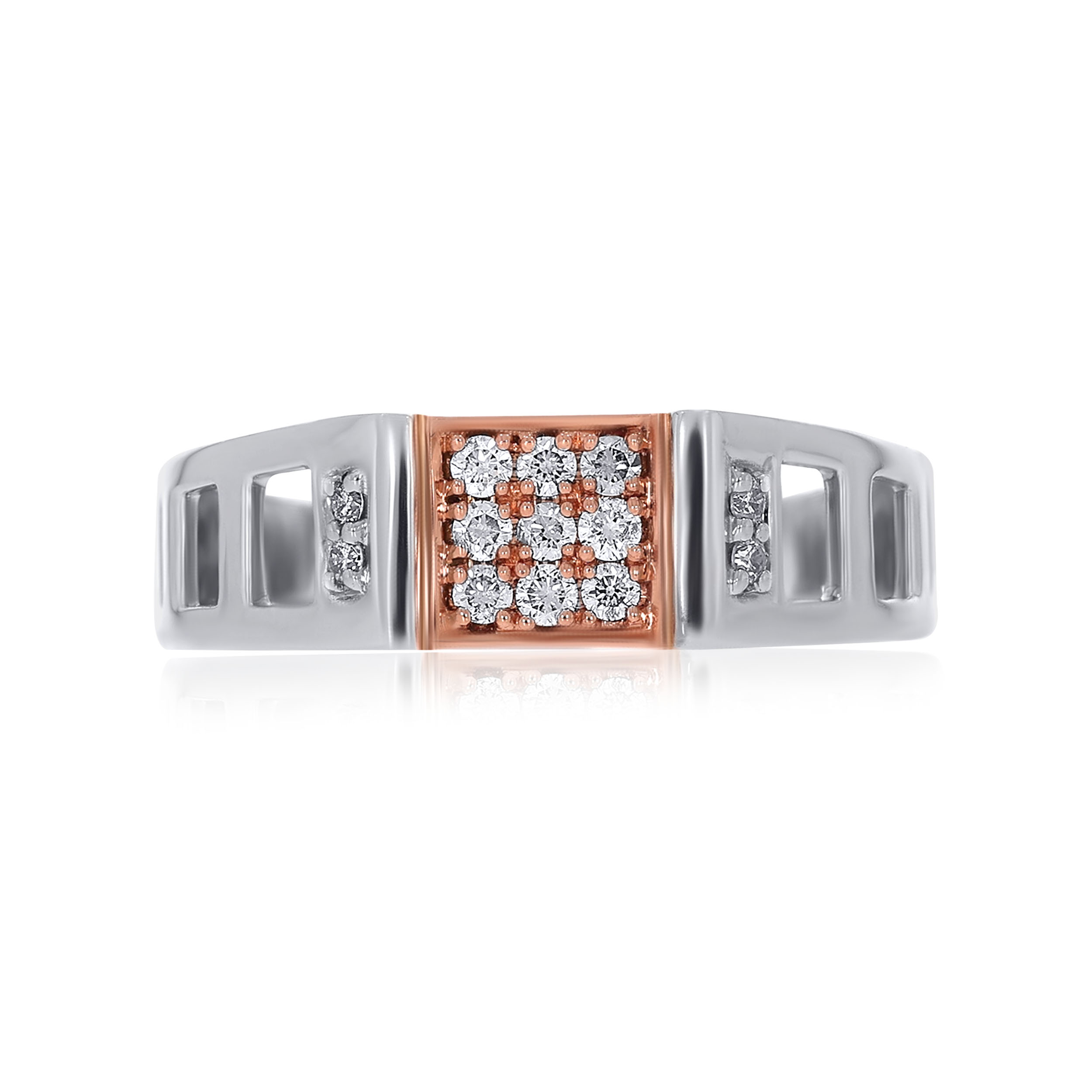 Chic Machismo Men Platinum Ring - Senco Gold and Diamonds