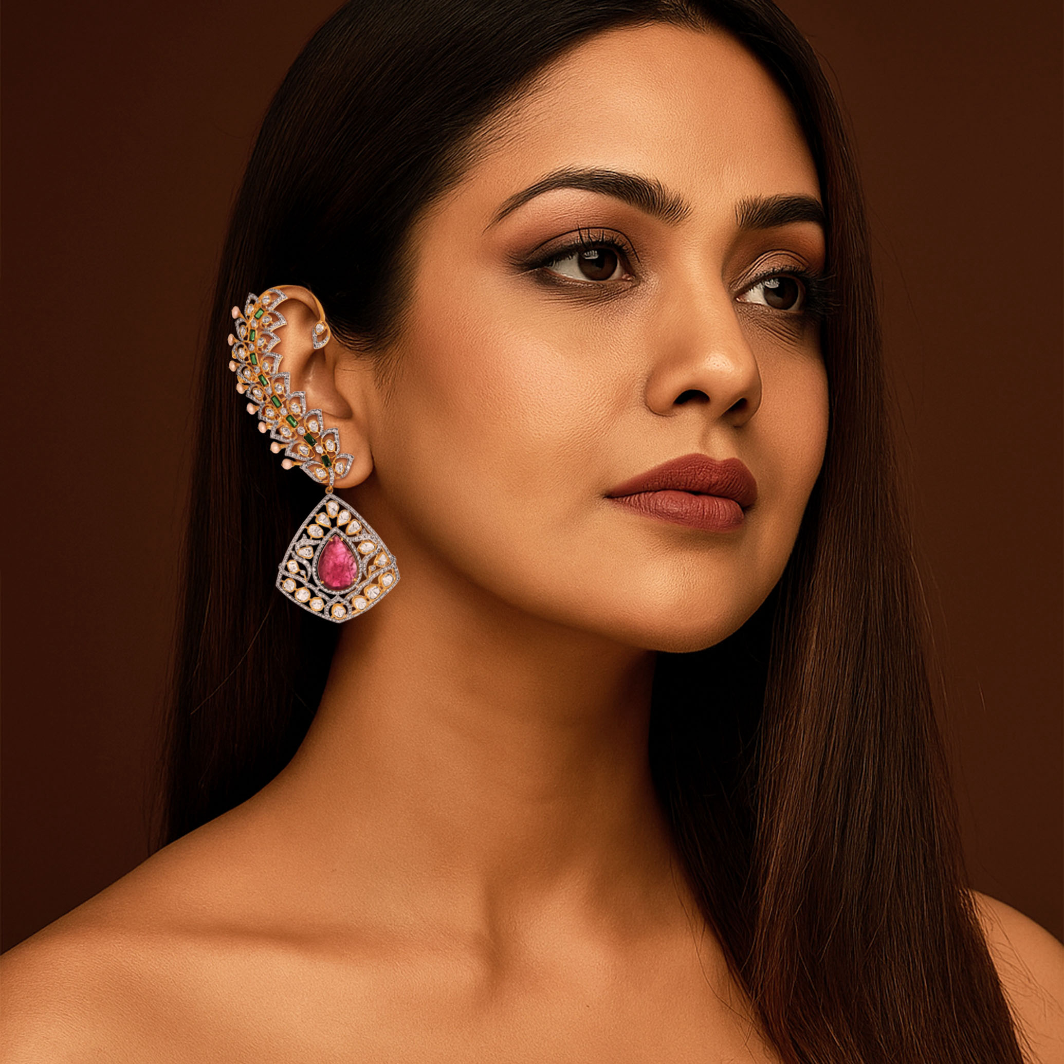 Vivid Spark Chandelier Diamond Earrings - Senco Gold and Diamonds