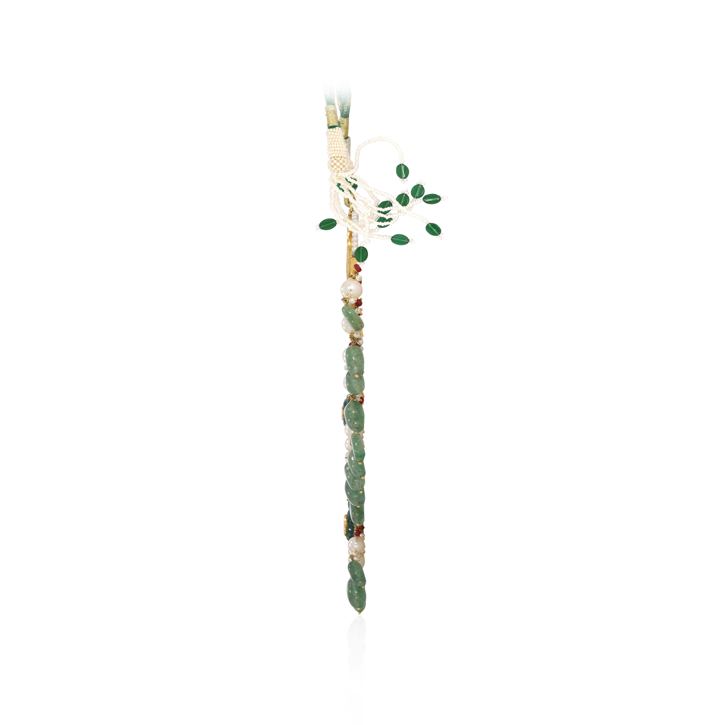 Floral Symphony Gold Kundan Necklace - Senco Gold and Diamonds