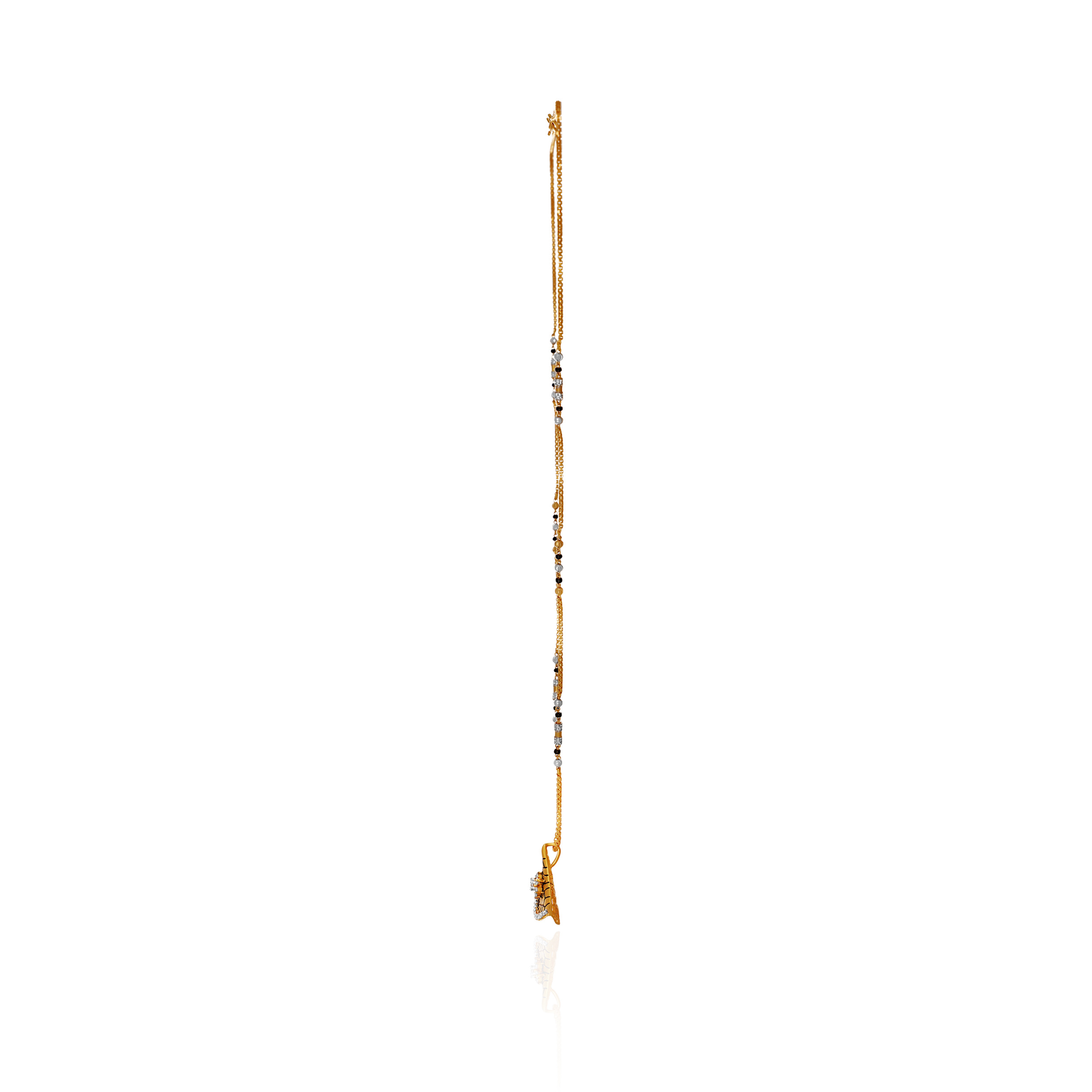 Unique Love Gold Mangalsutra - Senco Gold and Diamonds