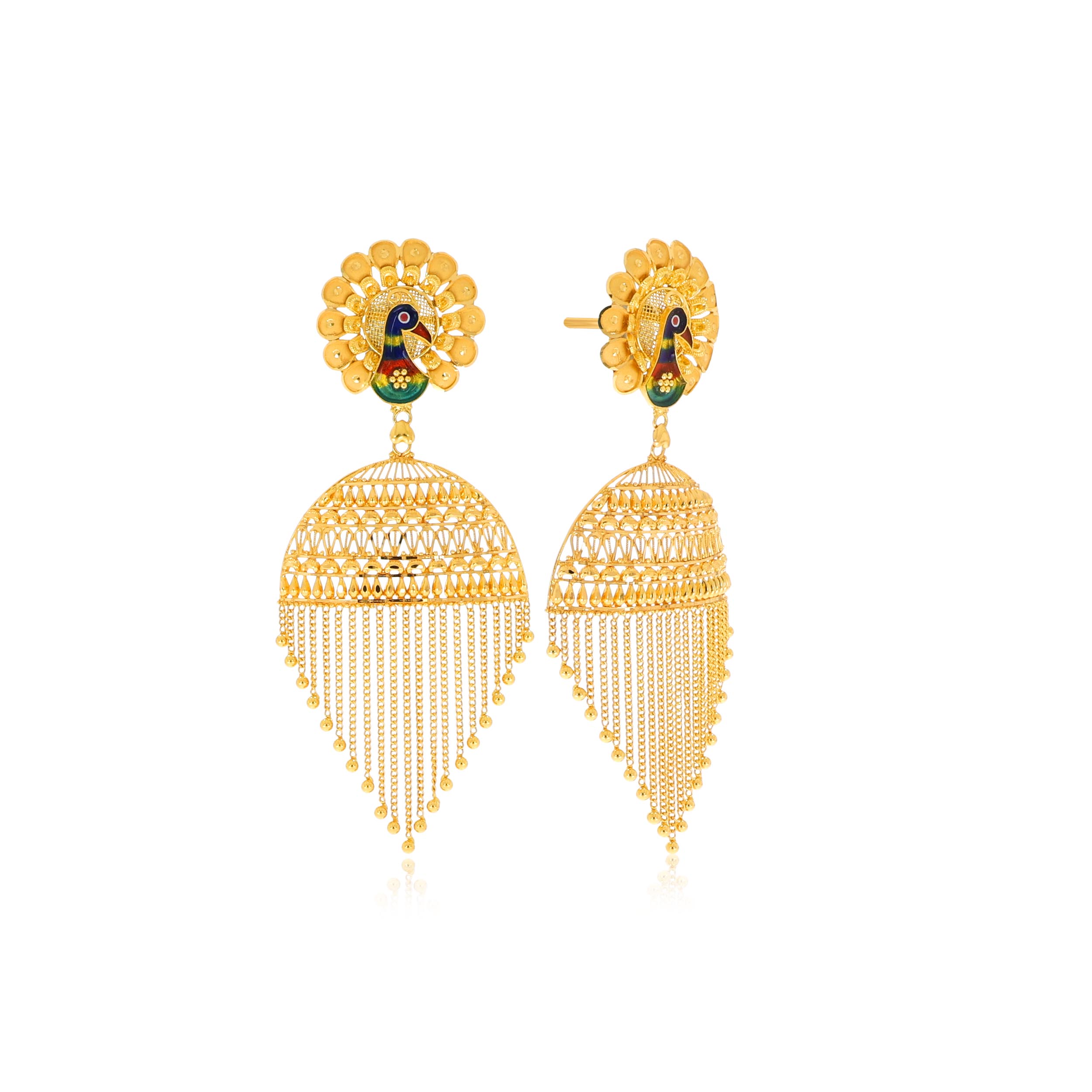 Timeless Treasure Gold Danglers - Senco Gold and Diamonds