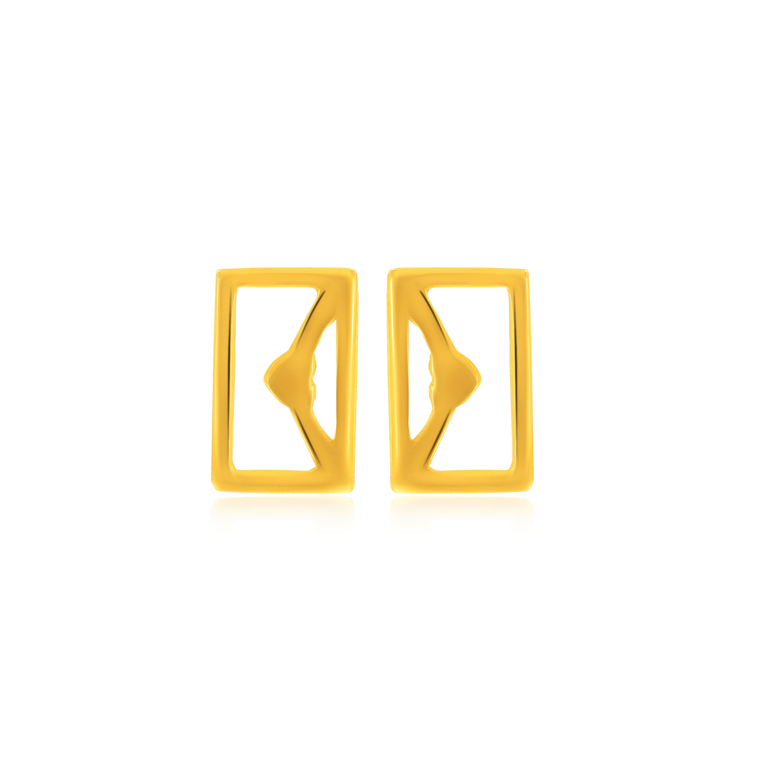 Gentle Love Kids Gold Studs - Senco Gold and Diamonds