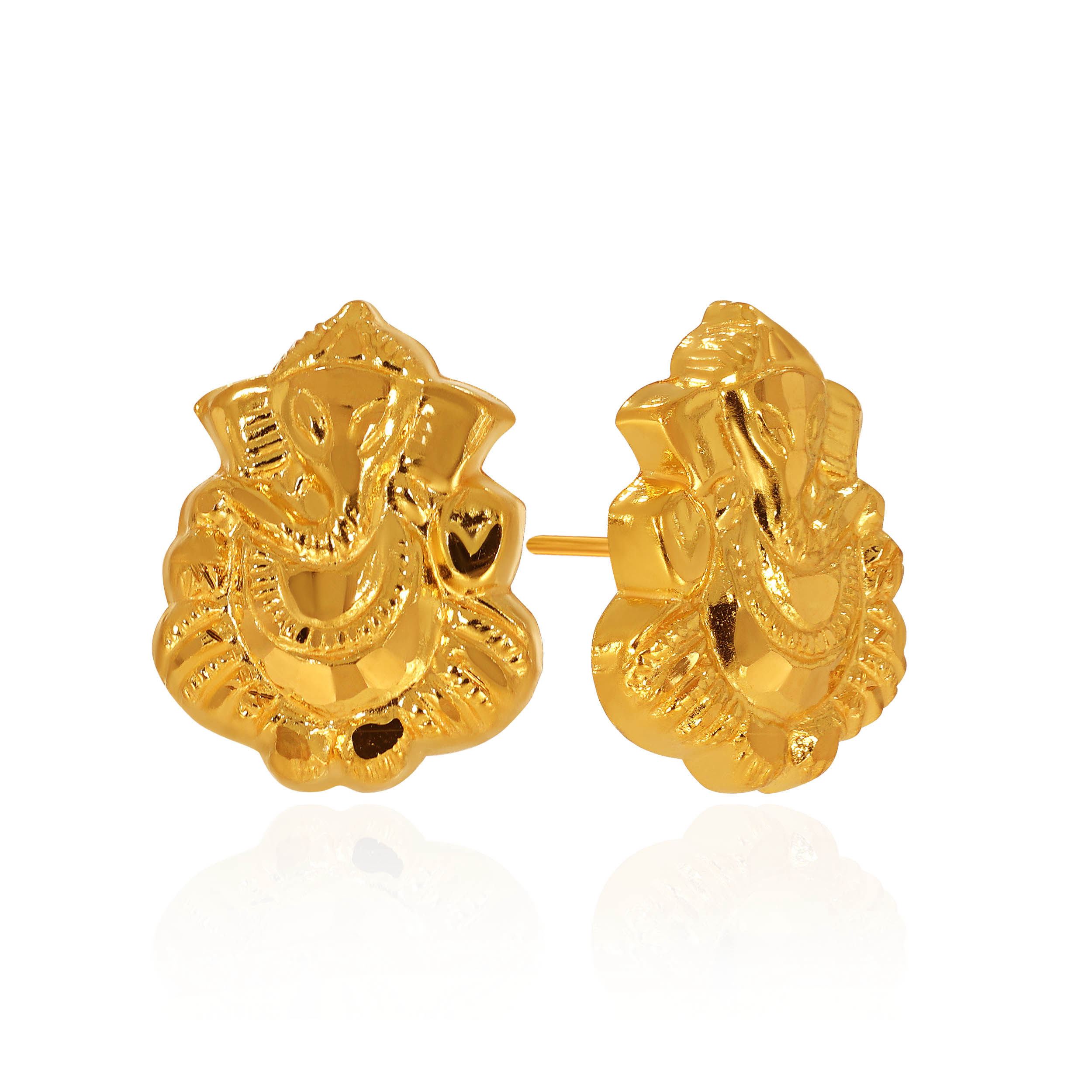 22K Yellow Gold Gold Studs Earrings-GP-D000712539 - Senco Gold and Diamonds