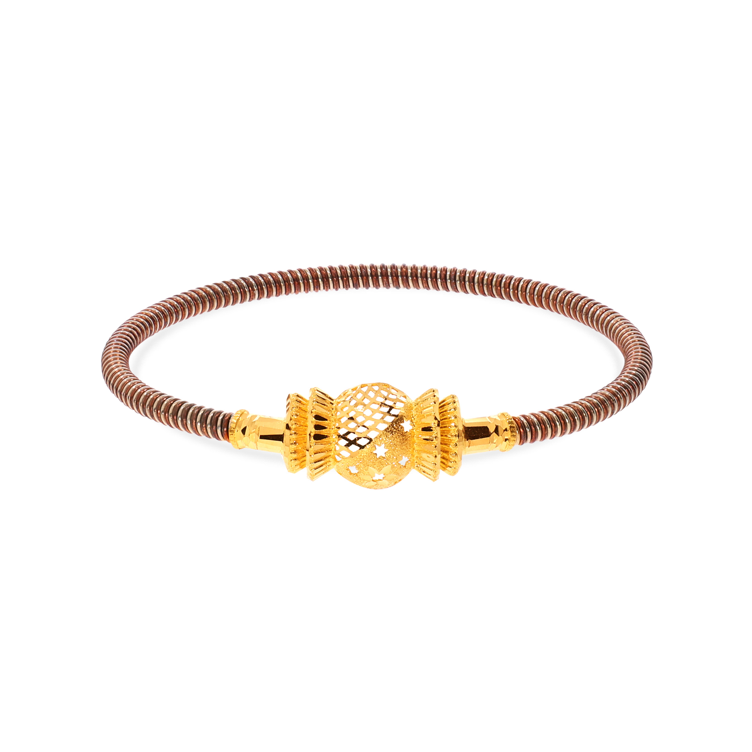 Modern Love Gold Noa Mukh Bangle - Senco Gold and Diamonds