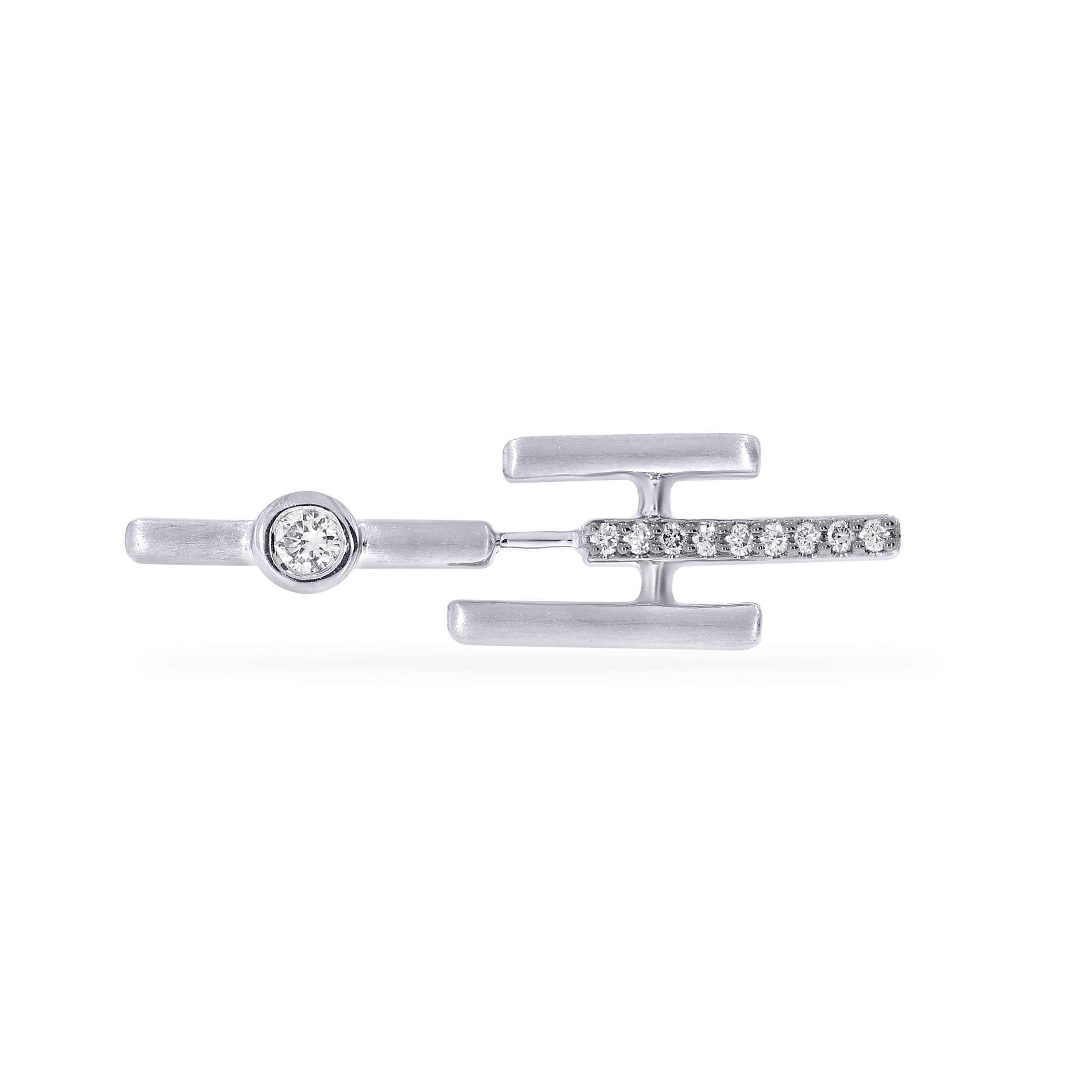Linear Mirage Platinum Ring - Senco Gold and Diamonds