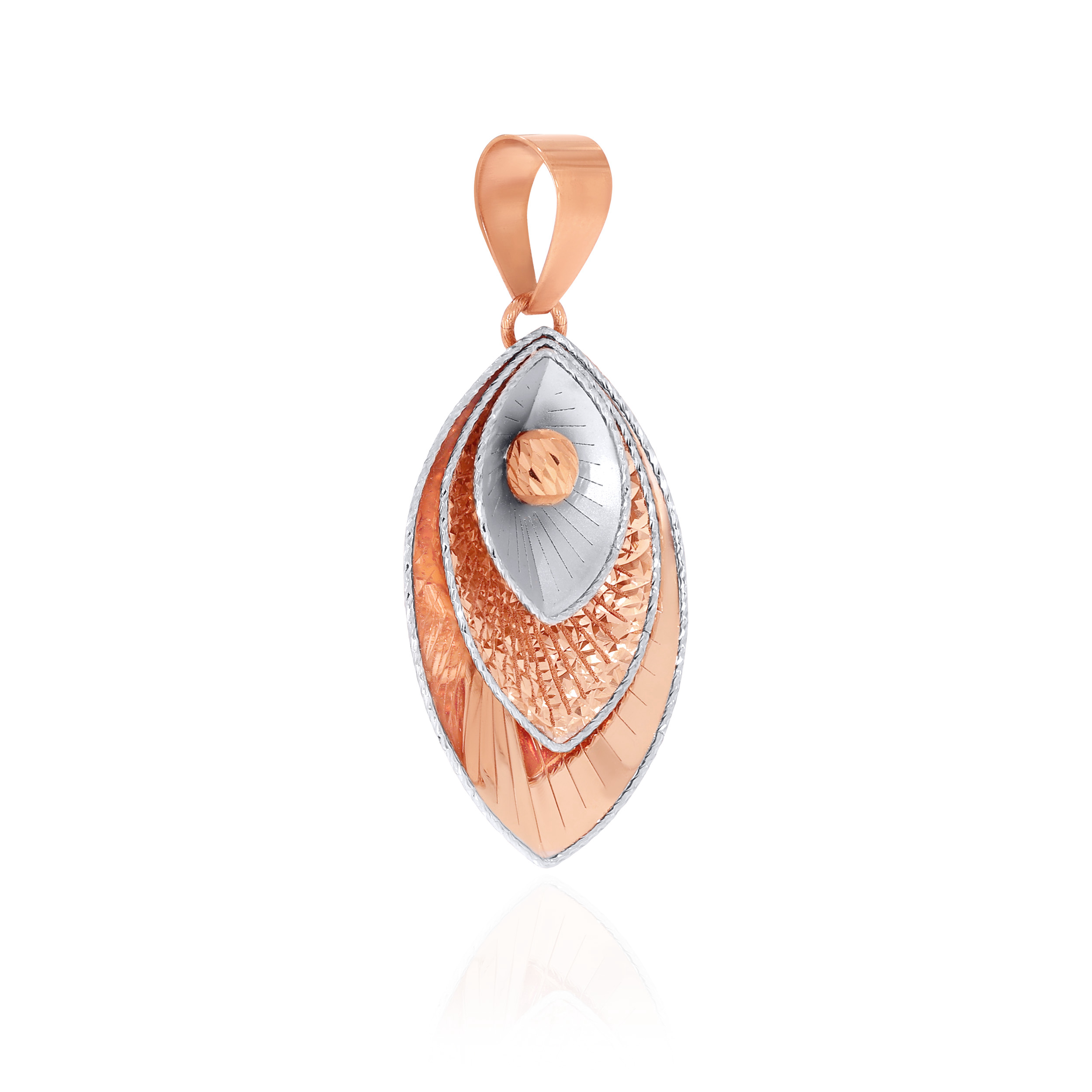 18K Rose Gold Pendant-GPN-D000717764 - Senco Gold and Diamonds