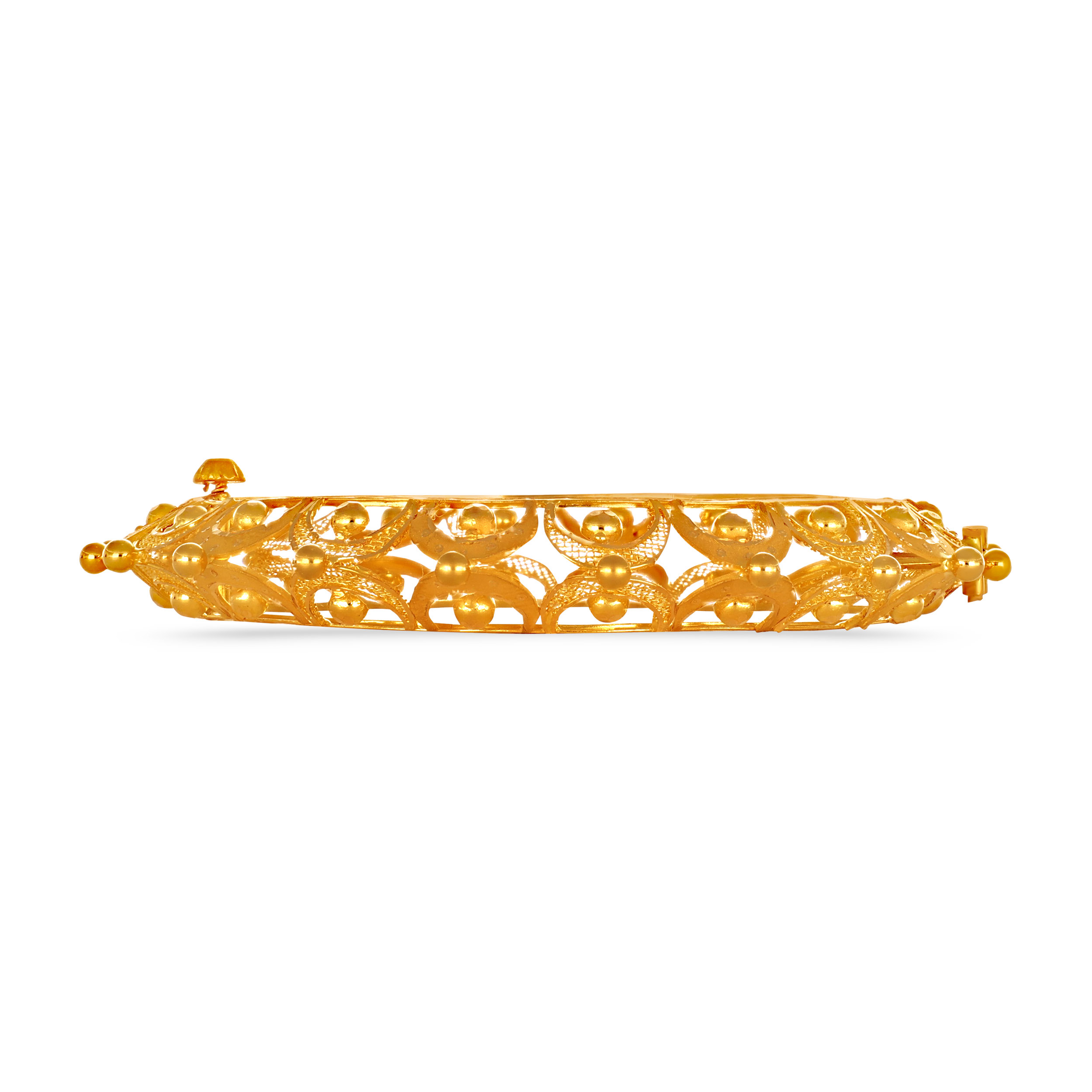 Lustrous Traditions Gold Chur Bangle - Senco Gold and Diamonds