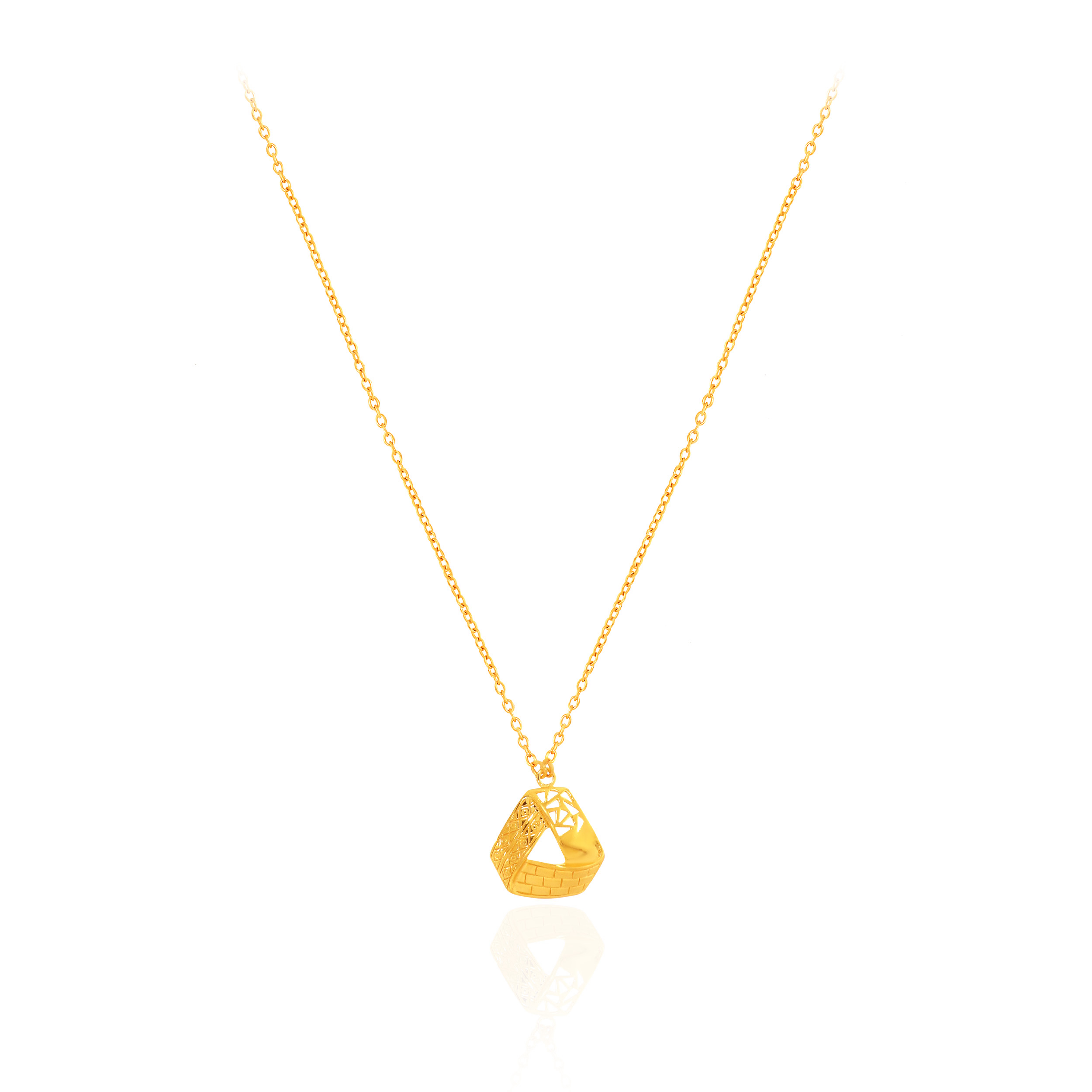 22K Yellow Gold Chain Pendant-GPN-D000777017 - Senco Gold and Diamonds