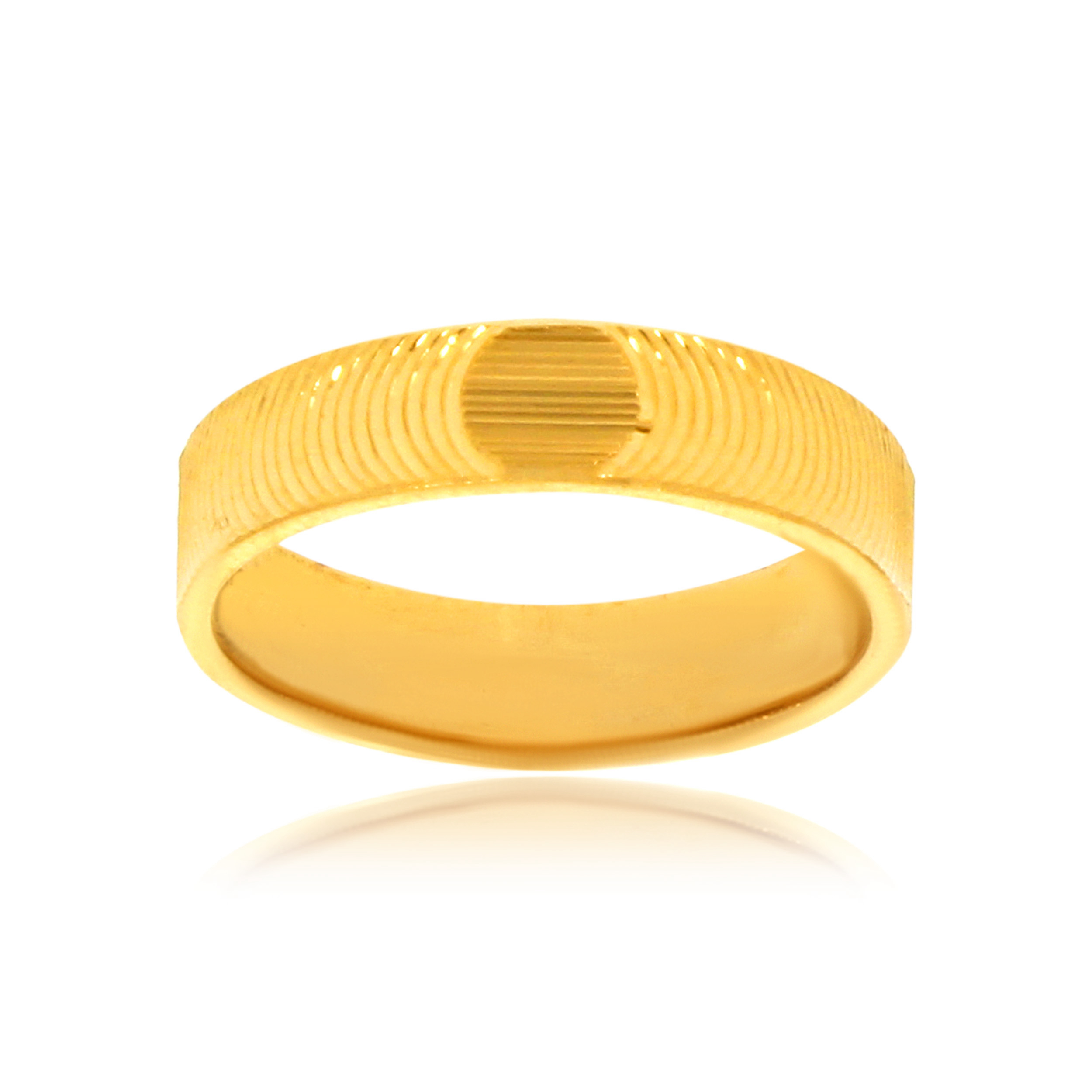 Jagged Style Gold Ring - Senco Gold and Diamonds
