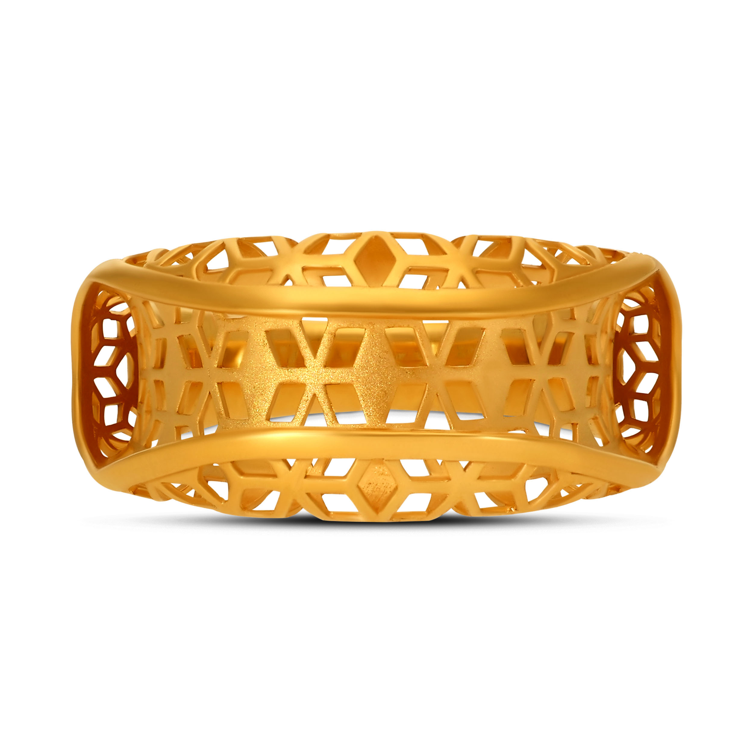 Gridweave Gold Ring alternate view 1
