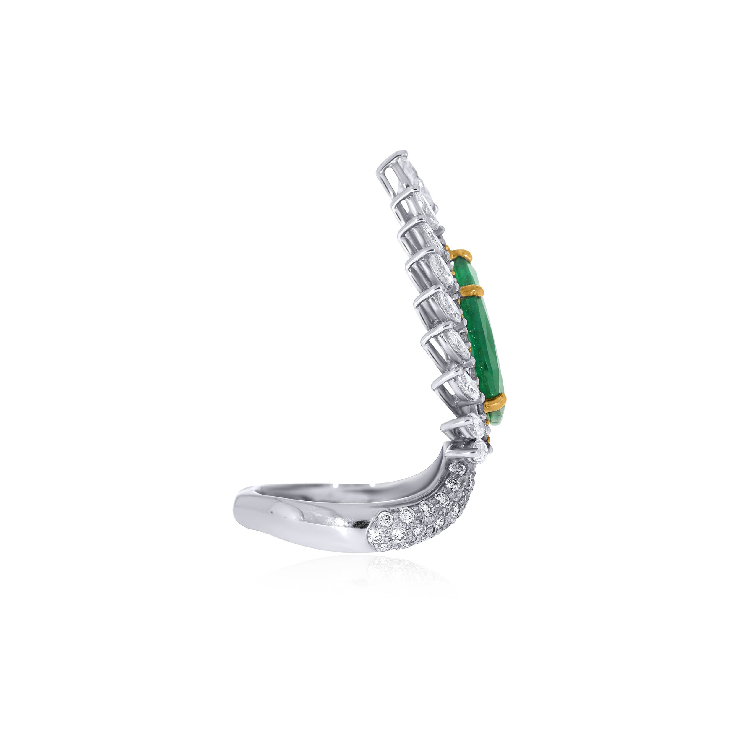 Peacock Splendour Diamond Ring - Senco Gold and Diamonds