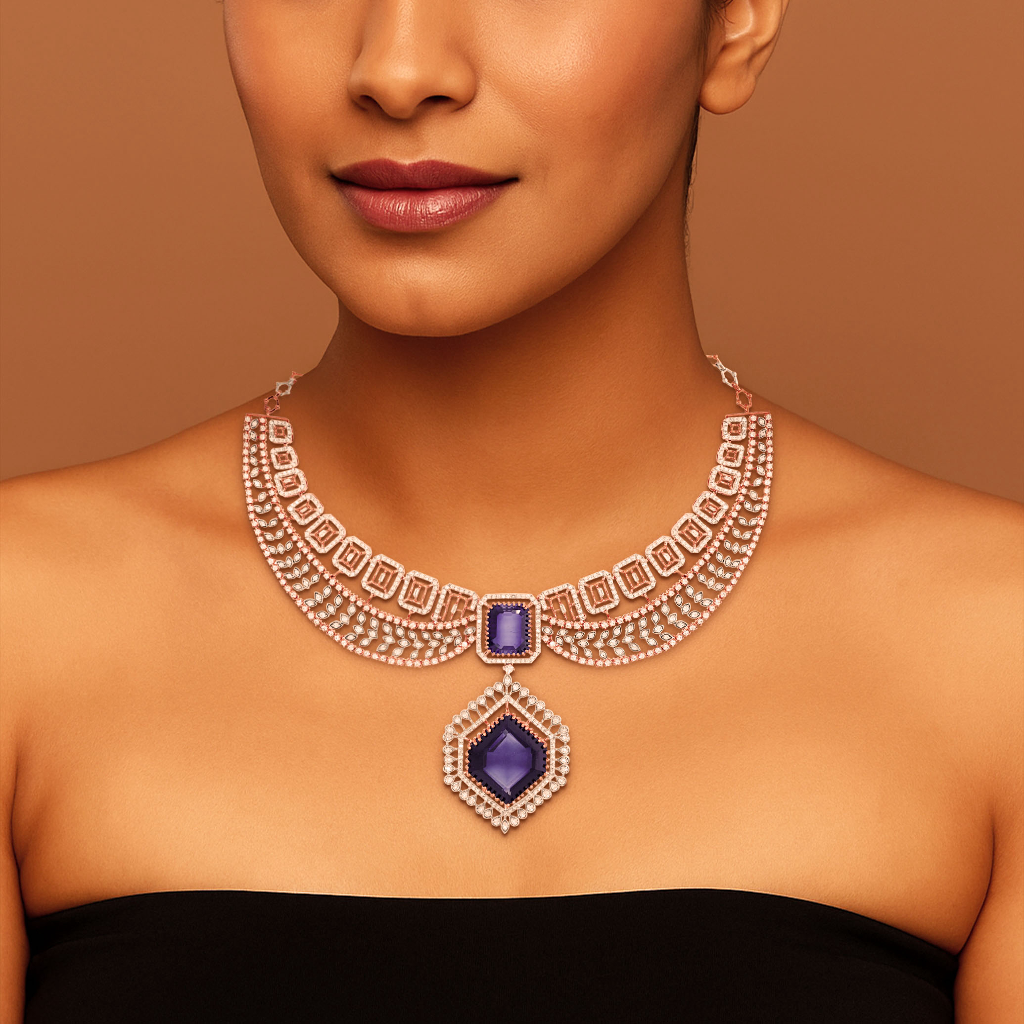 Royal Serenade Diamond Necklace - Senco Gold and Diamonds