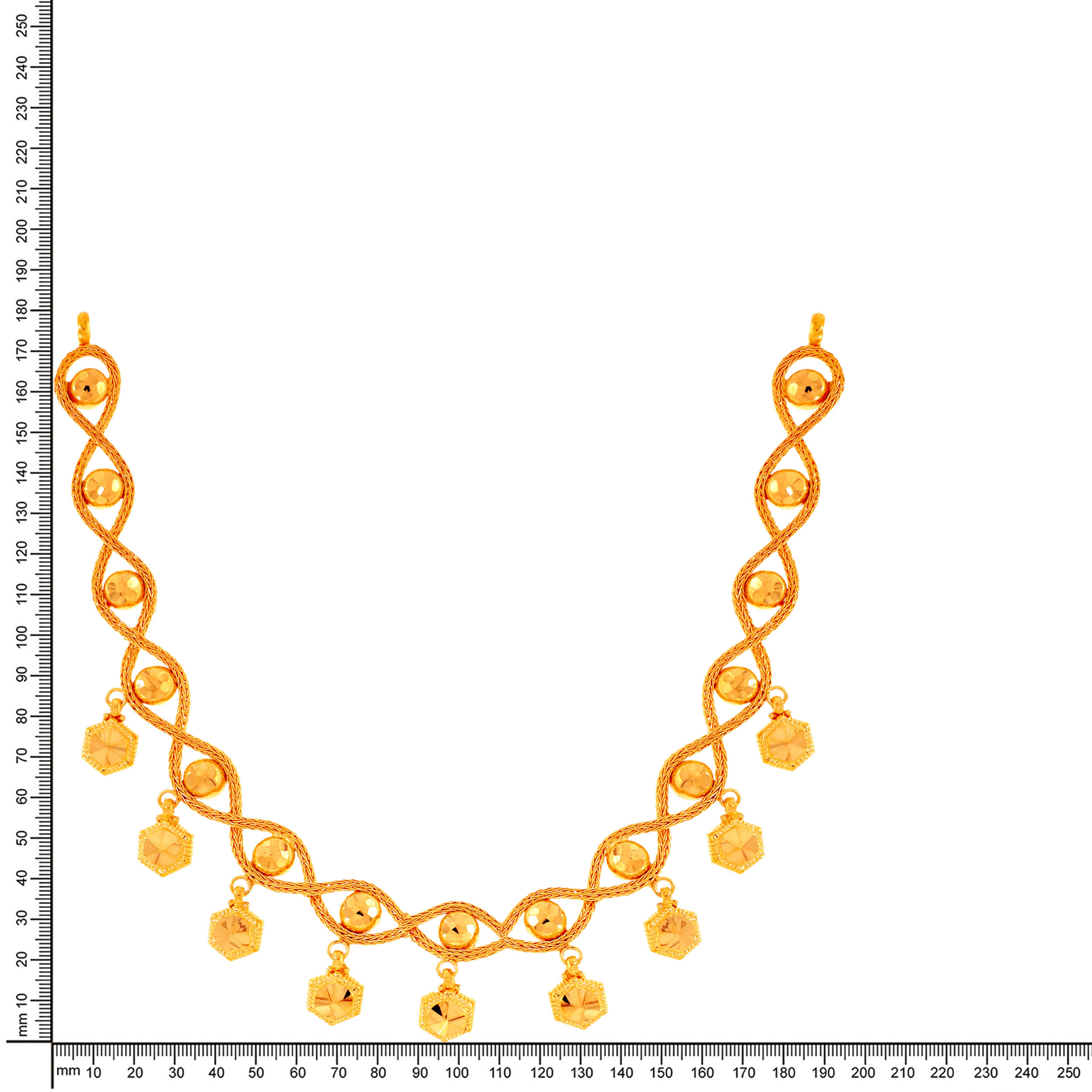 Gleaming Festive Gold Necklace - Senco Gold and Diamonds
