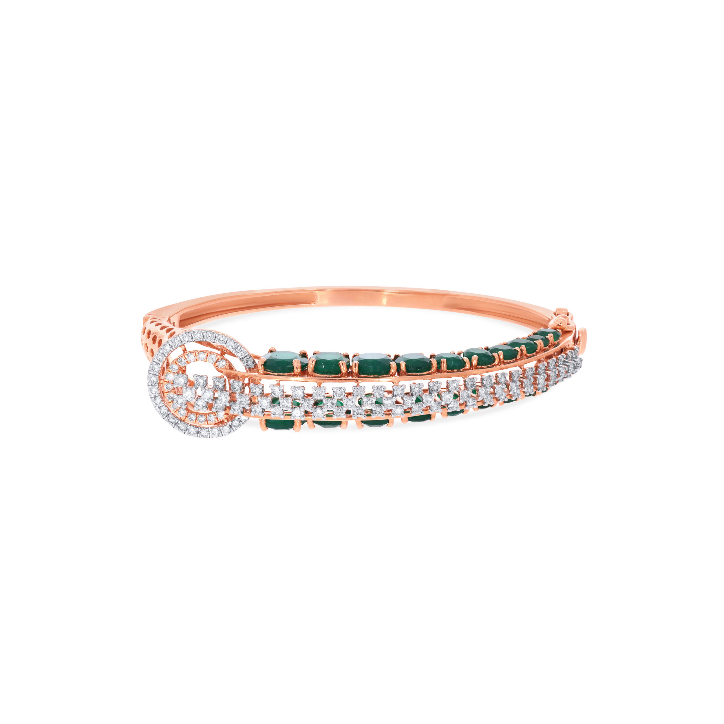 14K Rose Gold Diamond Bracelet-DBR-D000729575 - Senco Gold and Diamonds