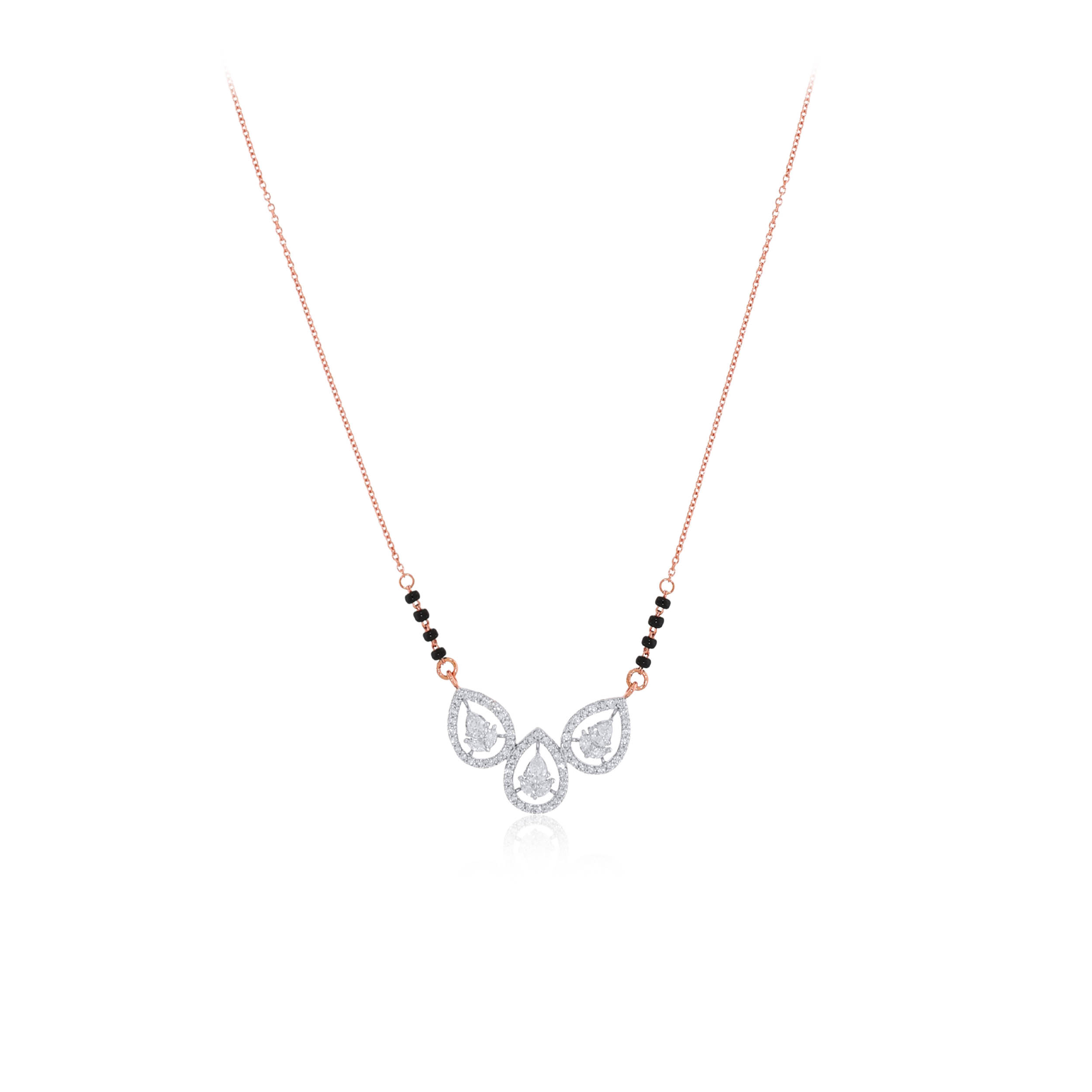 Harmonious Droplets Diamond Mangalsutra - Senco Gold and Diamonds