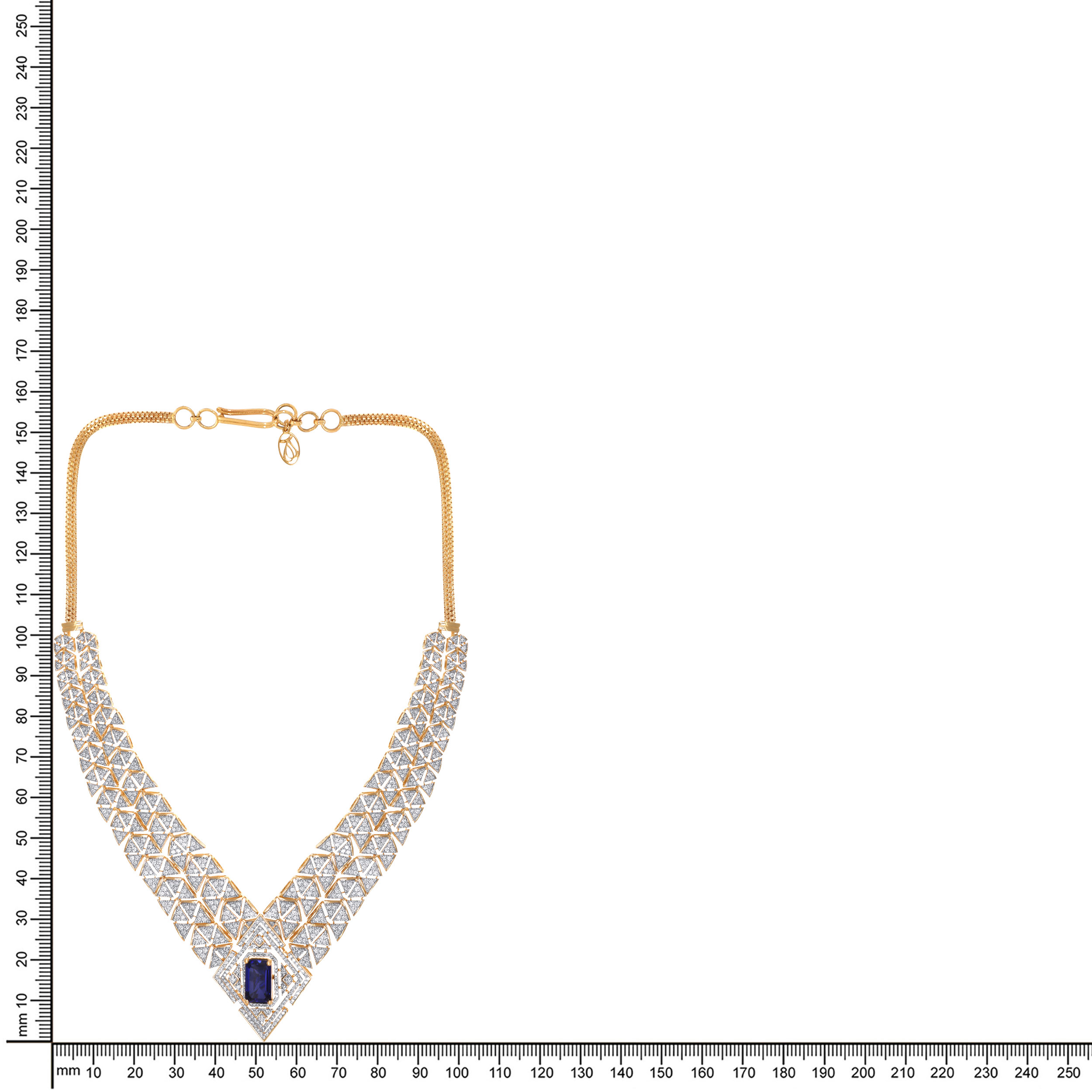 Golden Aura Diamond Necklace - Senco Gold and Diamonds