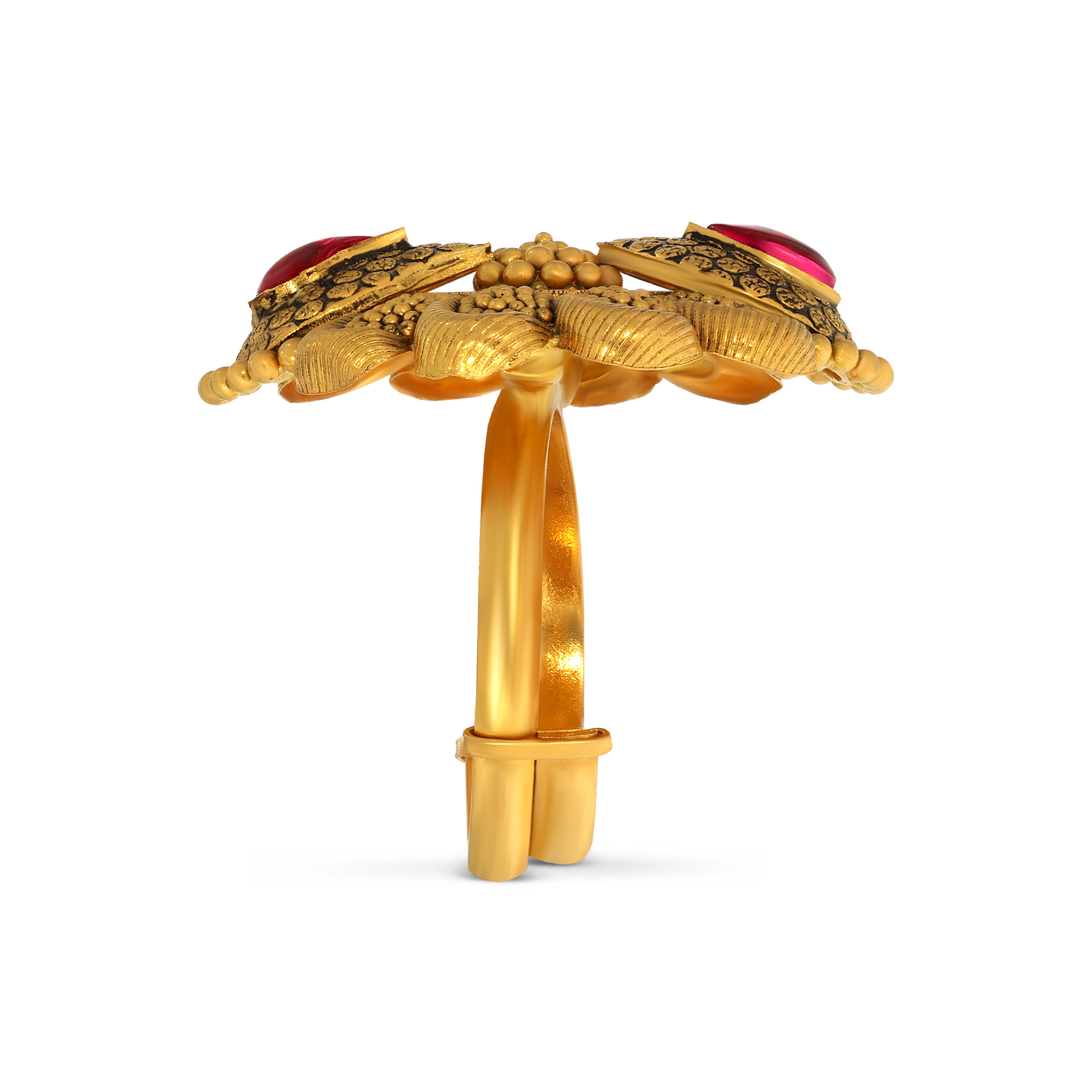 Floral Glory Gold Ring - Senco Gold and Diamonds