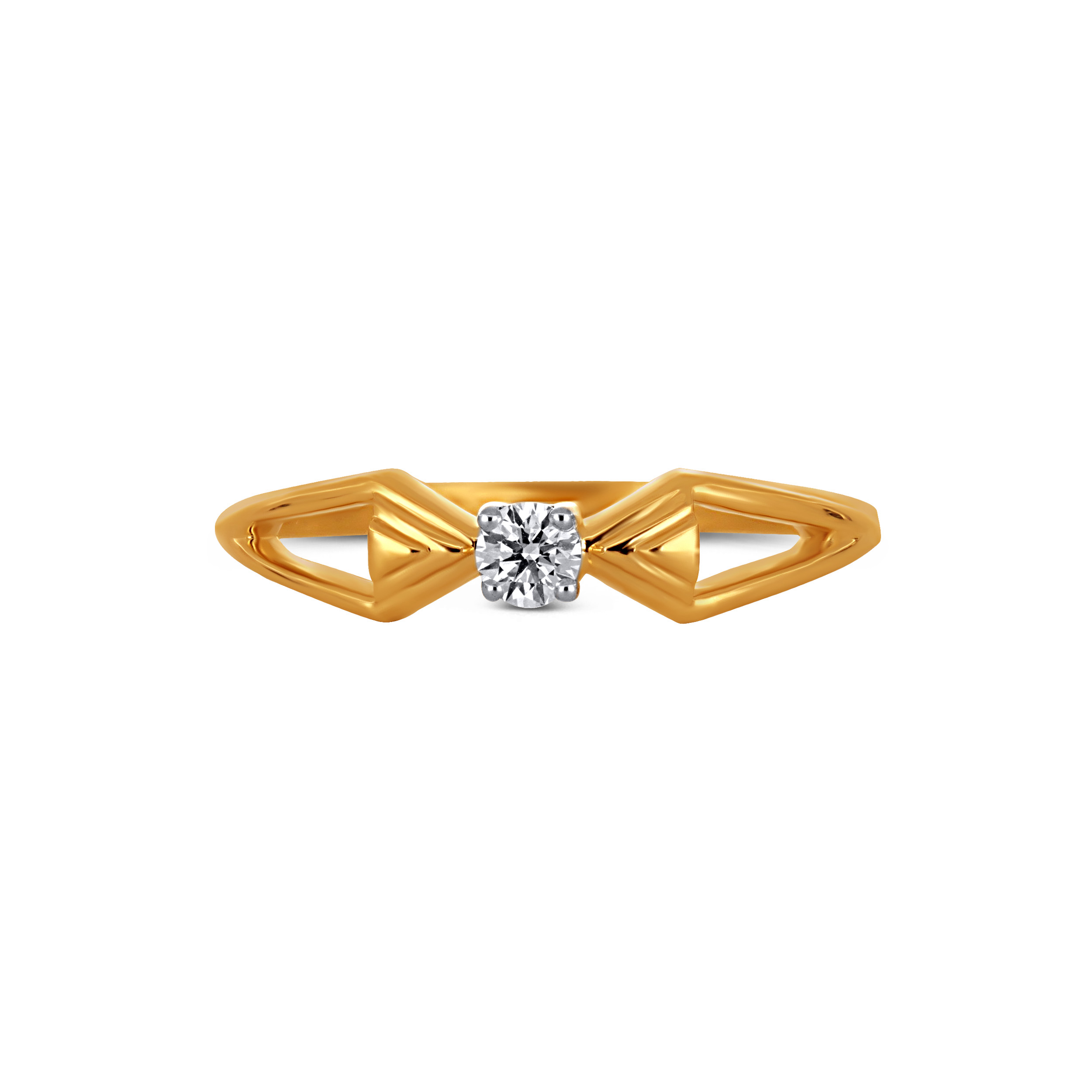 Oria Prism Solitaire Diamond Ring alternate view 1