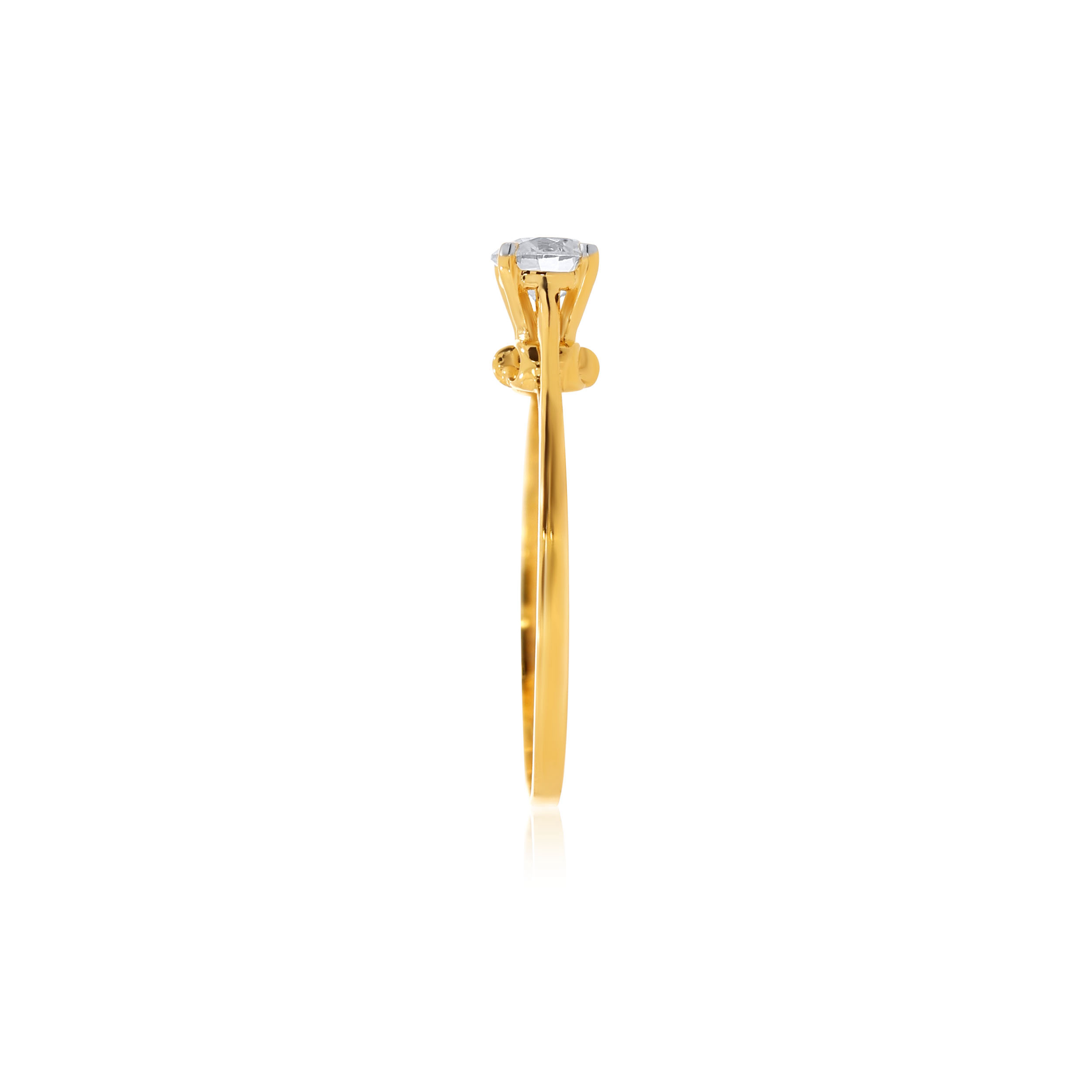 Lofty Shine Solitaire Ring  - Senco Gold and Diamonds