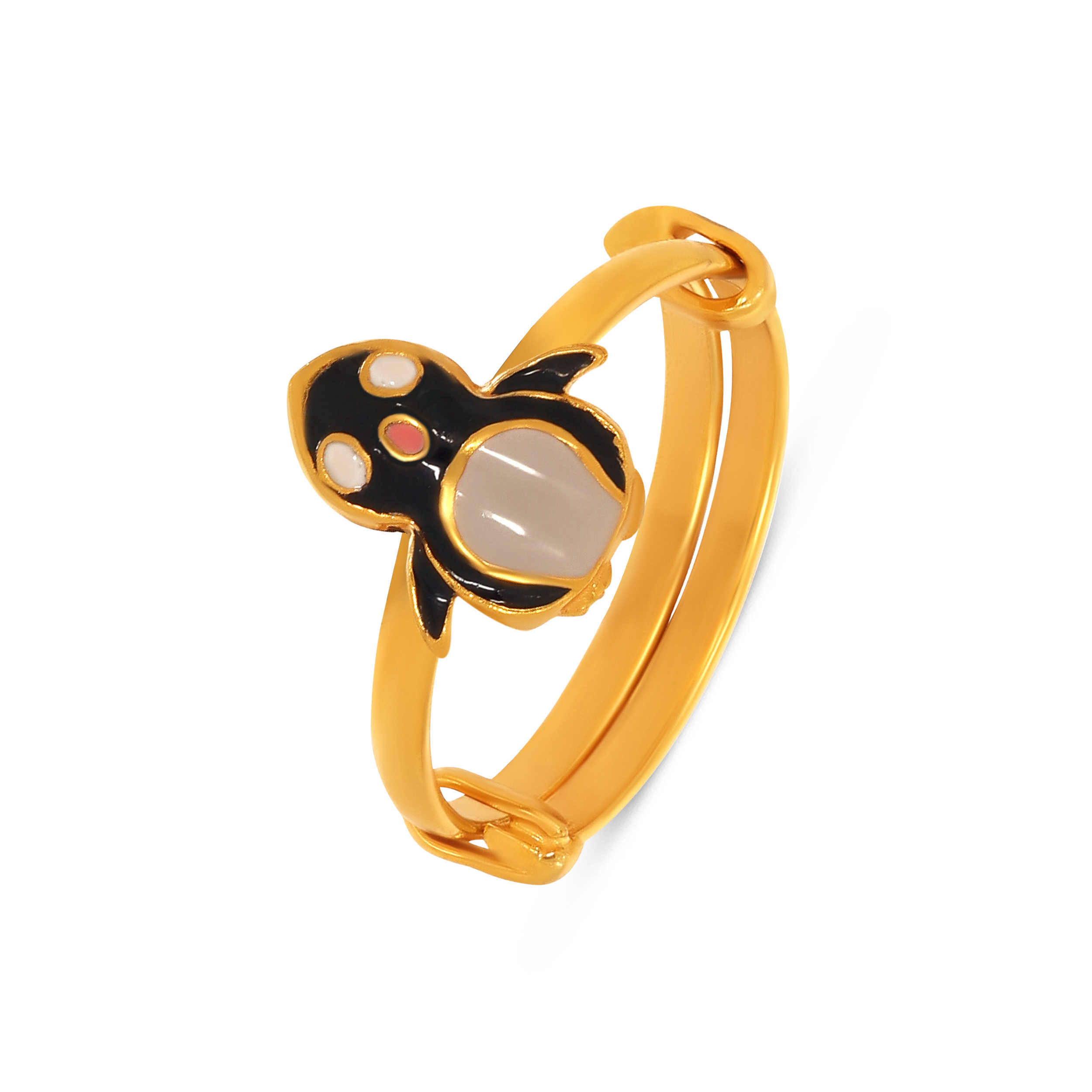 Playful Penguin Kid's Gold Ring - Senco Gold and Diamonds