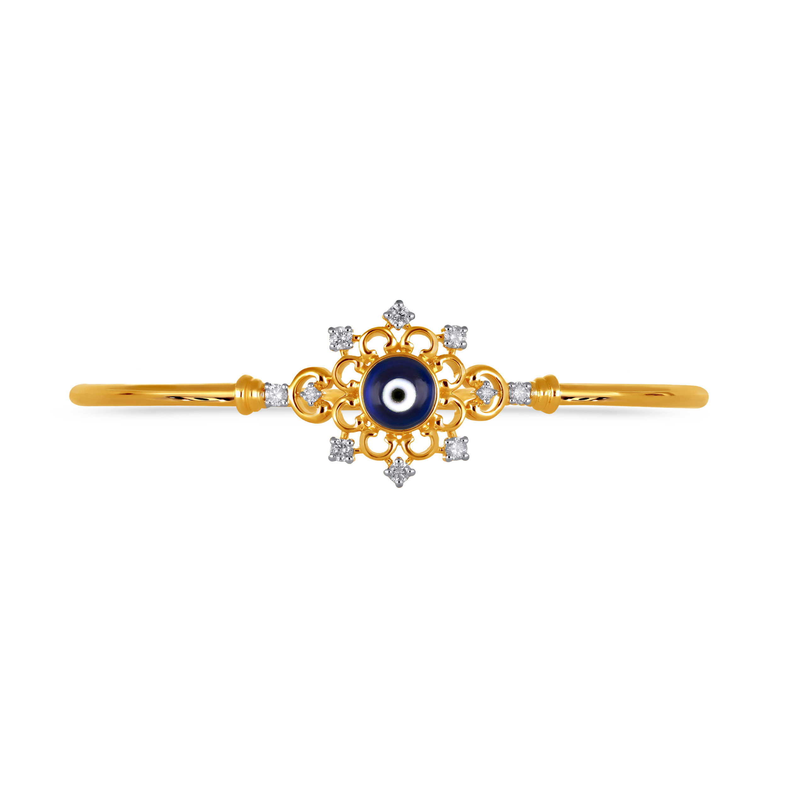 Eyelet Bloom Diamond Noa Bangle - Senco Gold and Diamonds