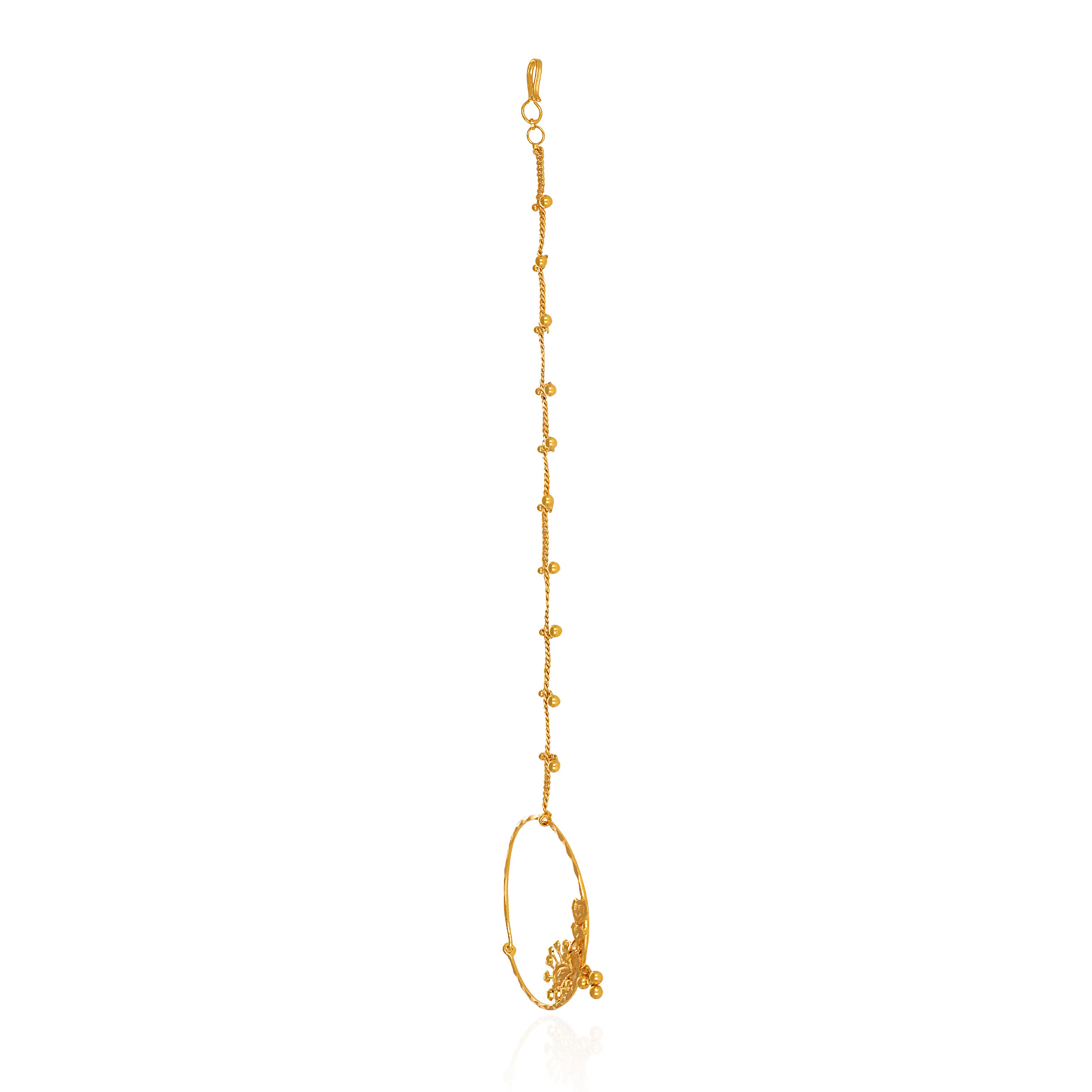 22K Yellow Gold Nath-GNT-D000746549 - Senco Gold and Diamonds