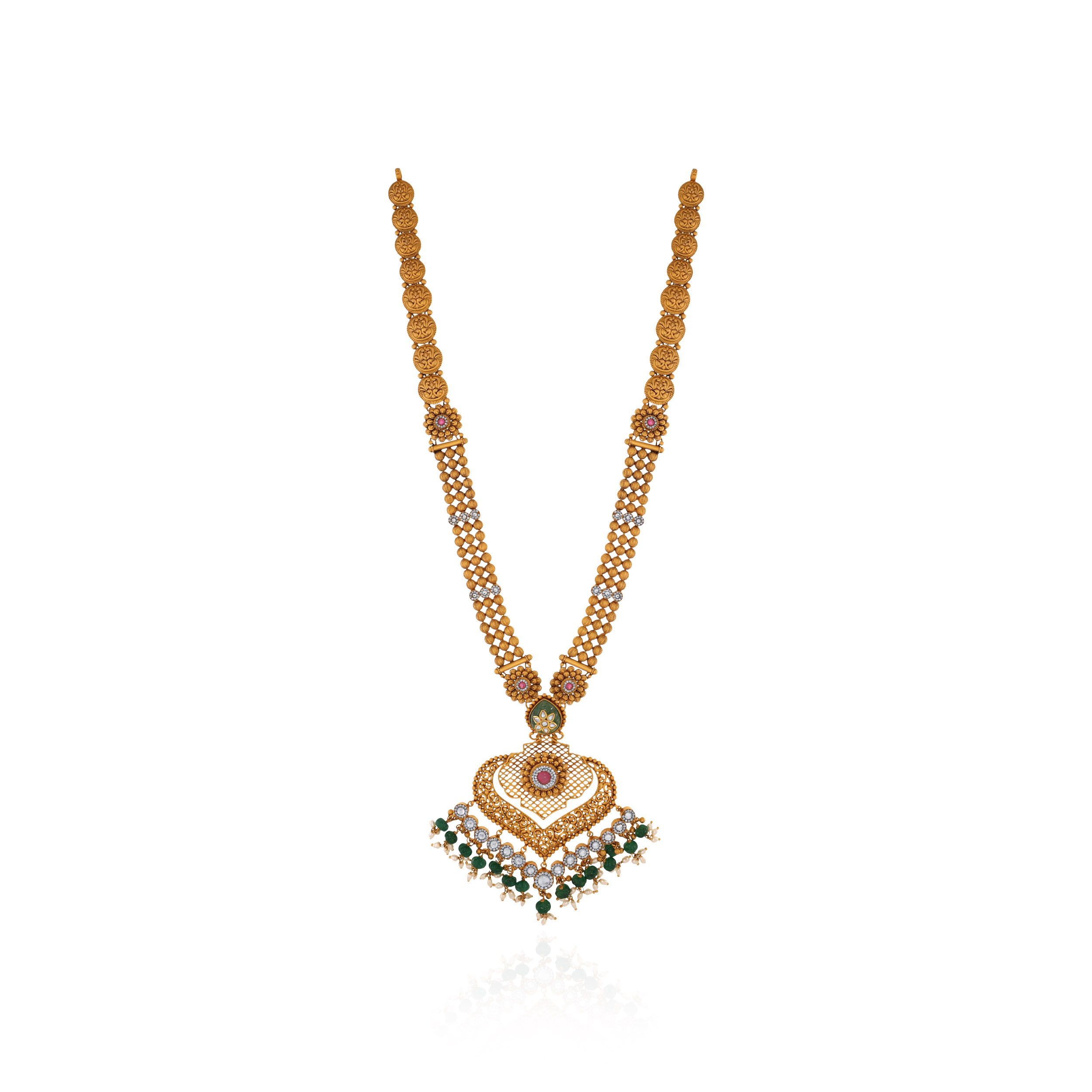 Eternal Heirloom Kundan Sitahar Necklace - Senco Gold and Diamonds