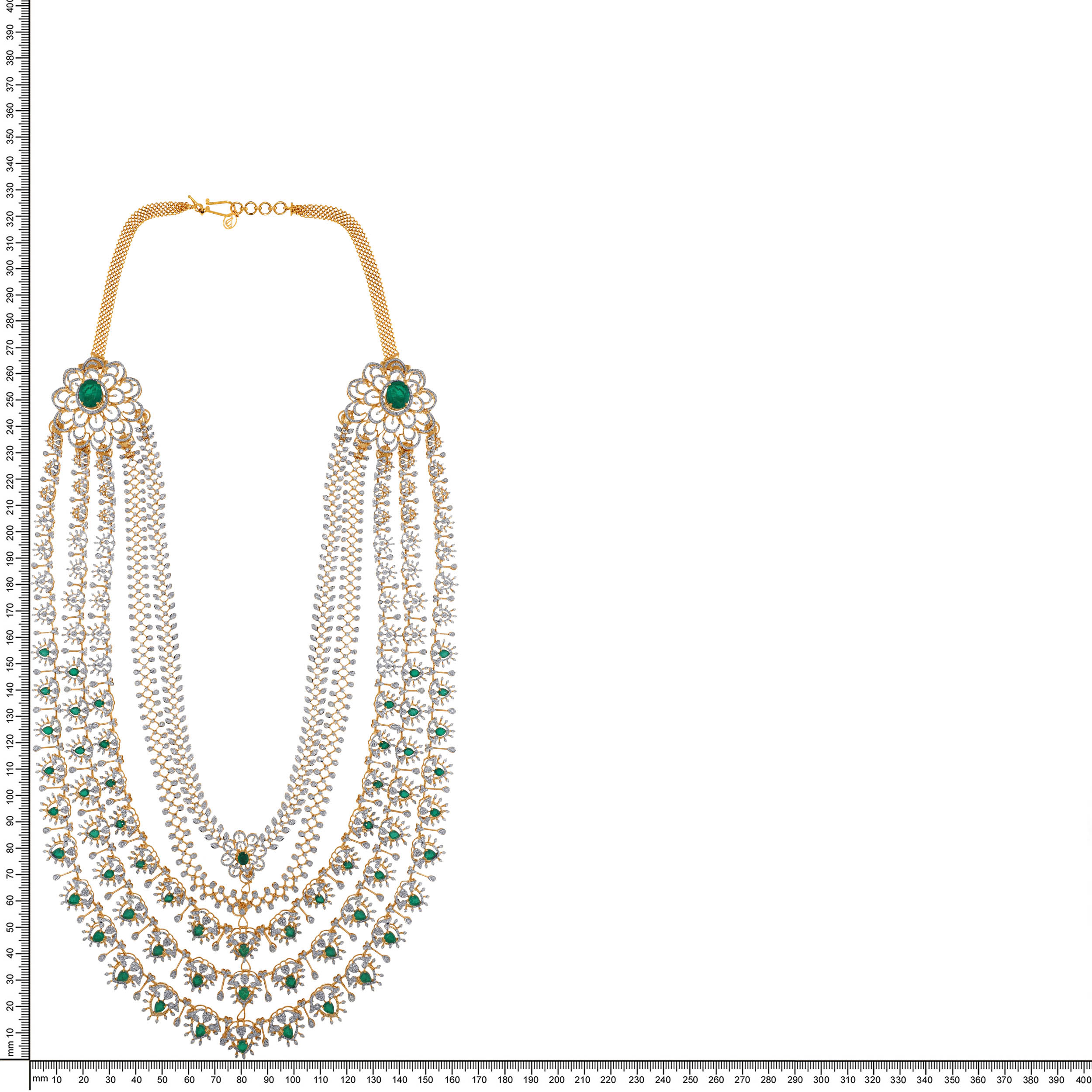 14K Yellow Gold Diamond Necklace-DGN-D000765426 - Senco Gold and Diamonds