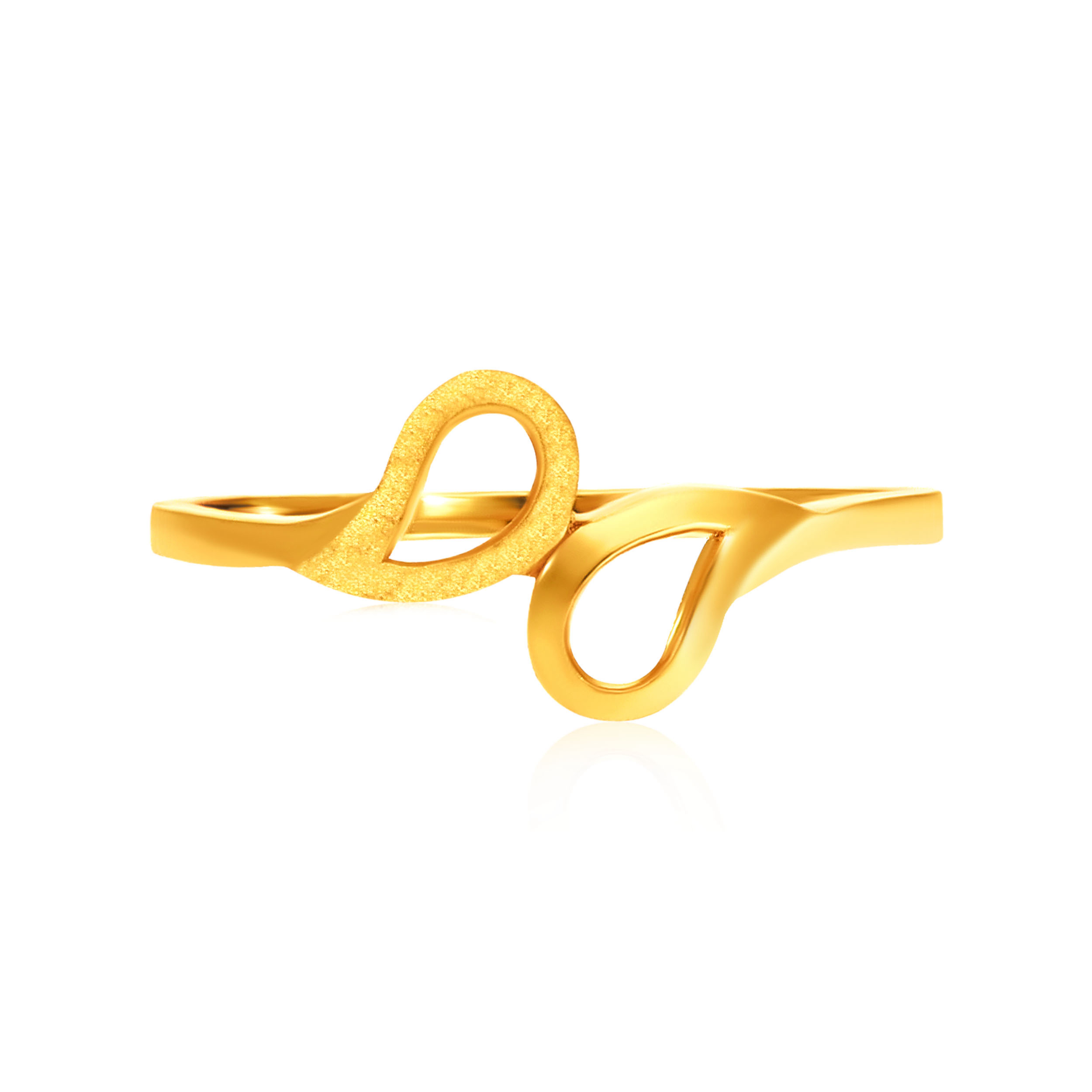 Twin Touch Gold Ring - Senco Gold and Diamonds
