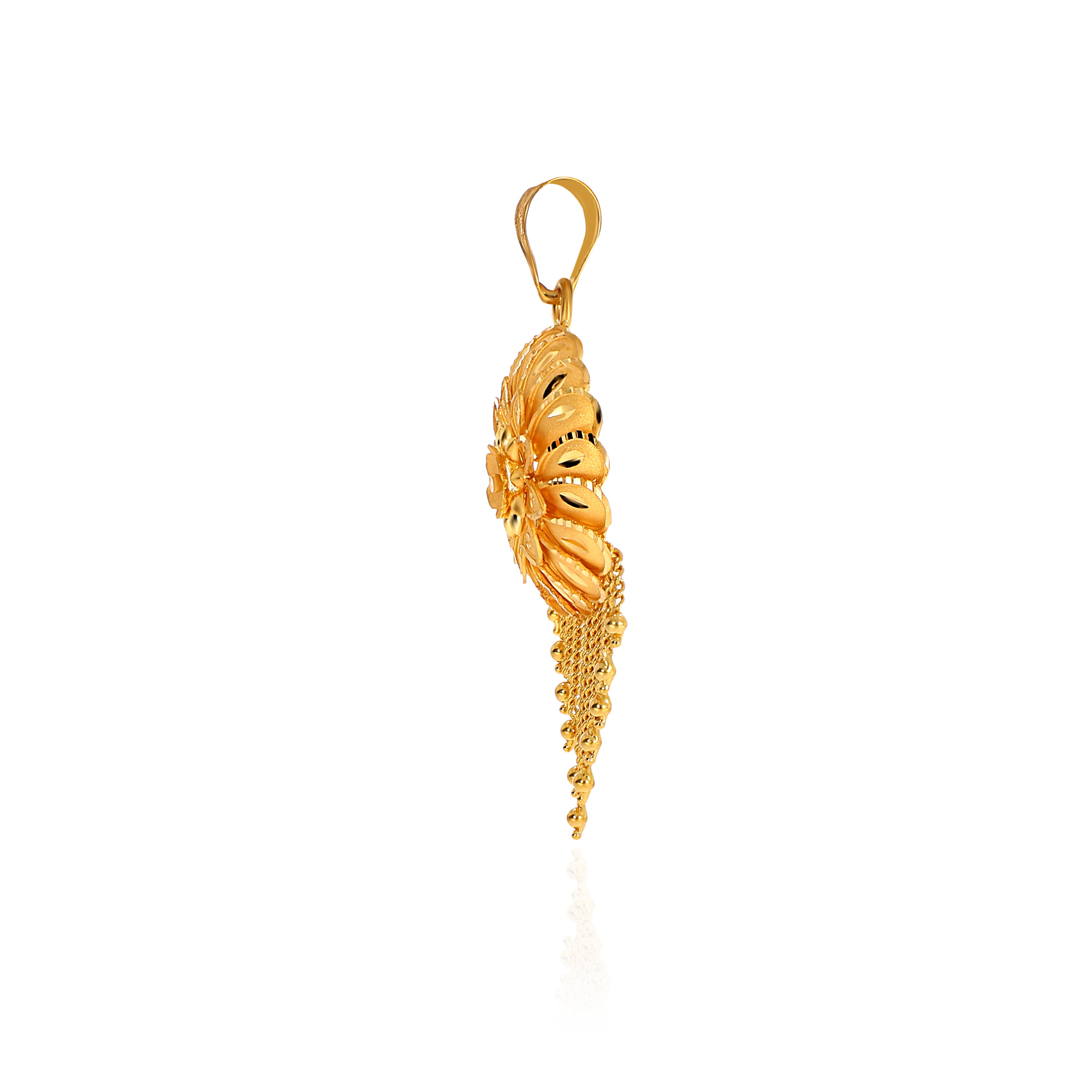 Bloom Cascade Gold Pendant - Senco Gold and Diamonds