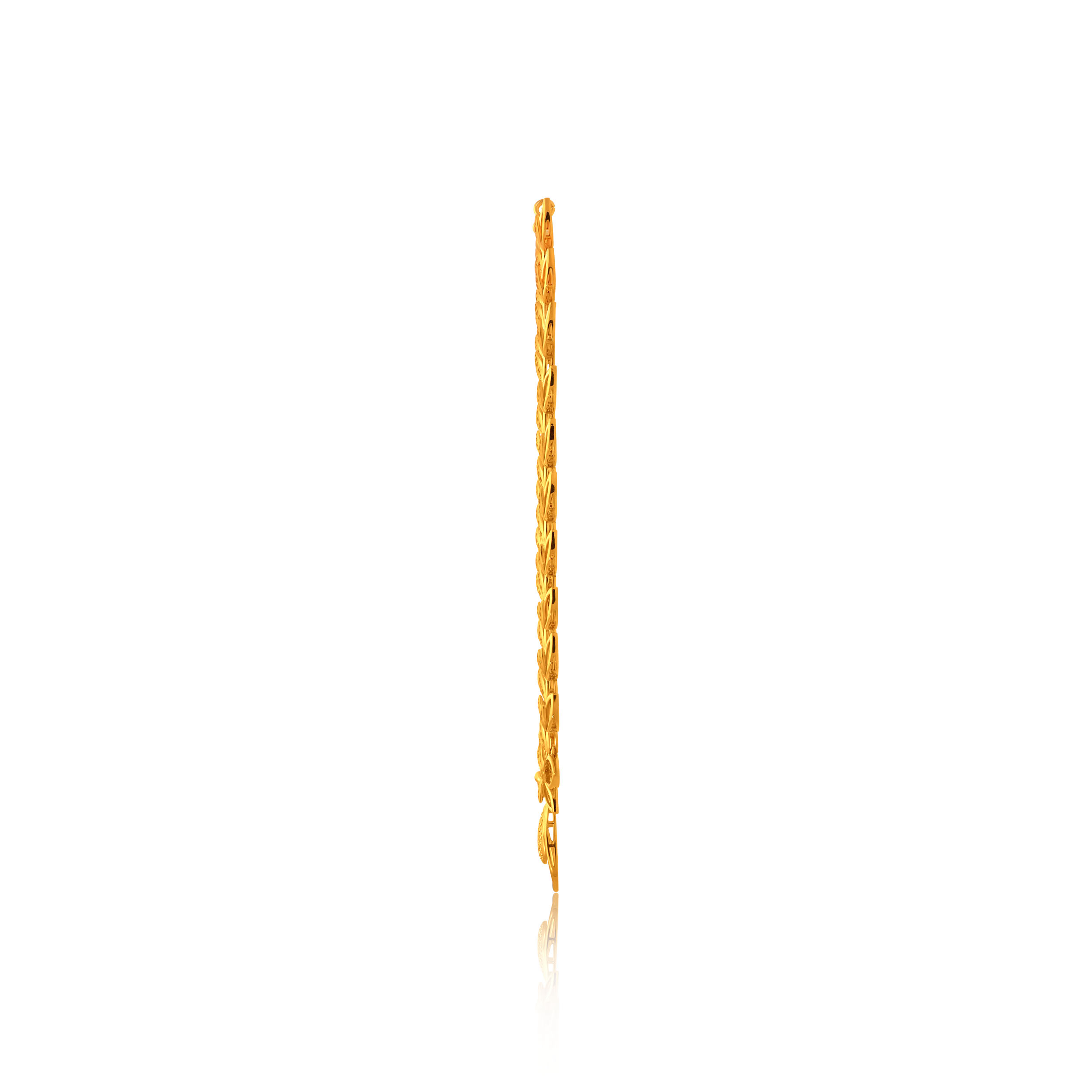 Delicate Golden Leaf Necklace - Senco Gold and Diamonds