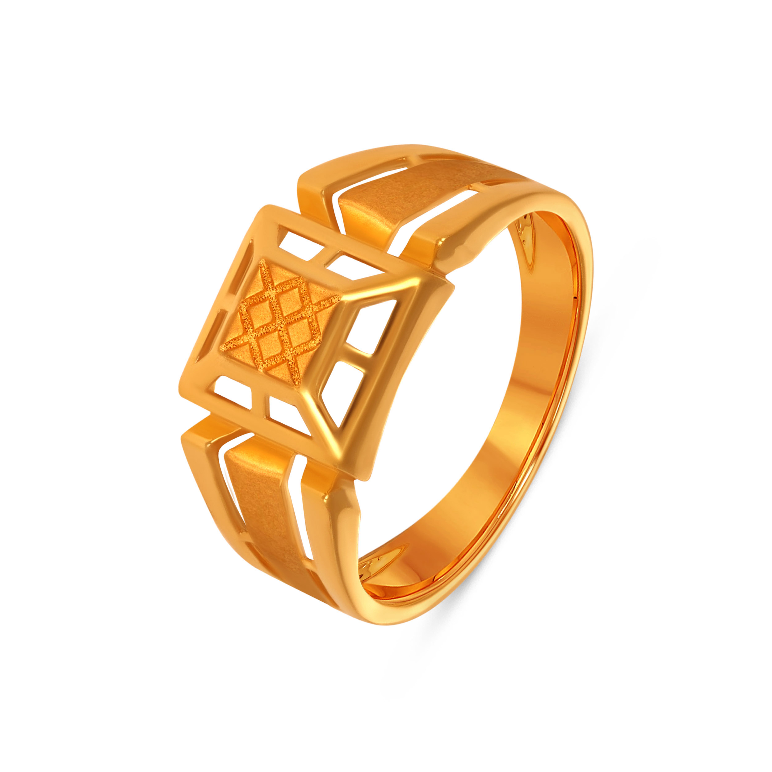 22K Yellow Gold Men's Gold Ring-GGR-SAD0000006 - Senco Gold and Diamonds