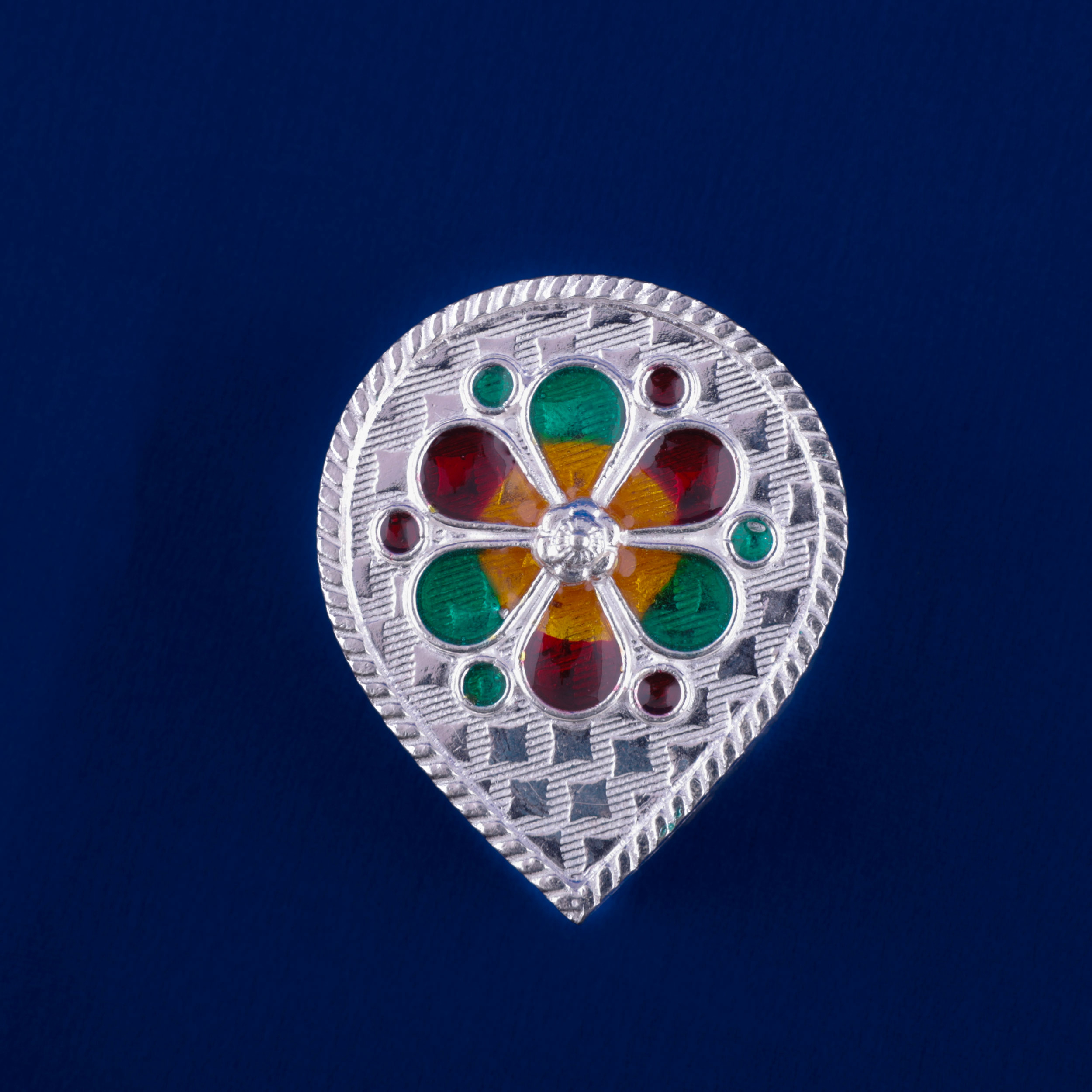Cherished Artisan Silver Sindoor Dani - Senco Gold and Diamonds