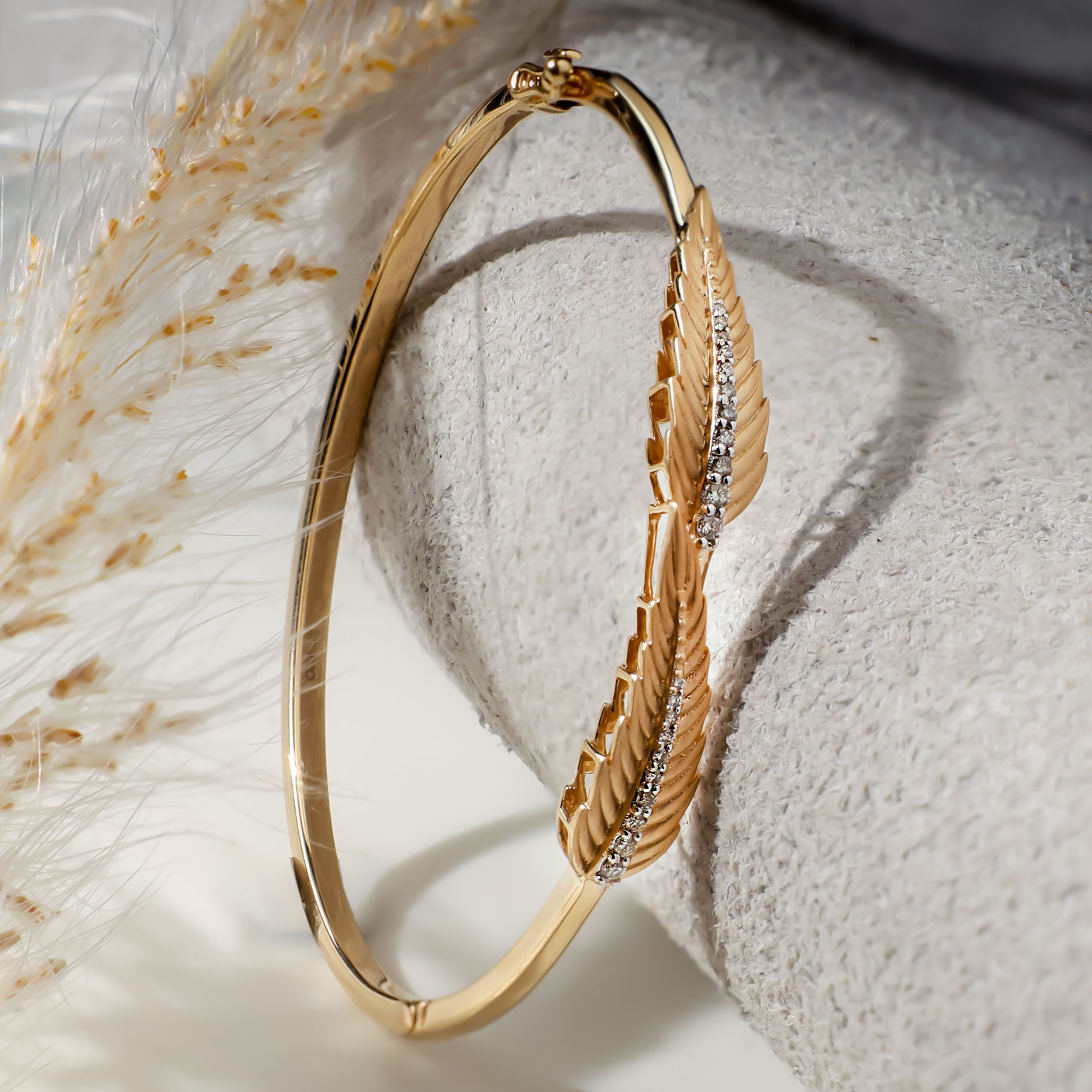 Serene Leaves Diamond Bracelet - Senco Gold and Diamonds