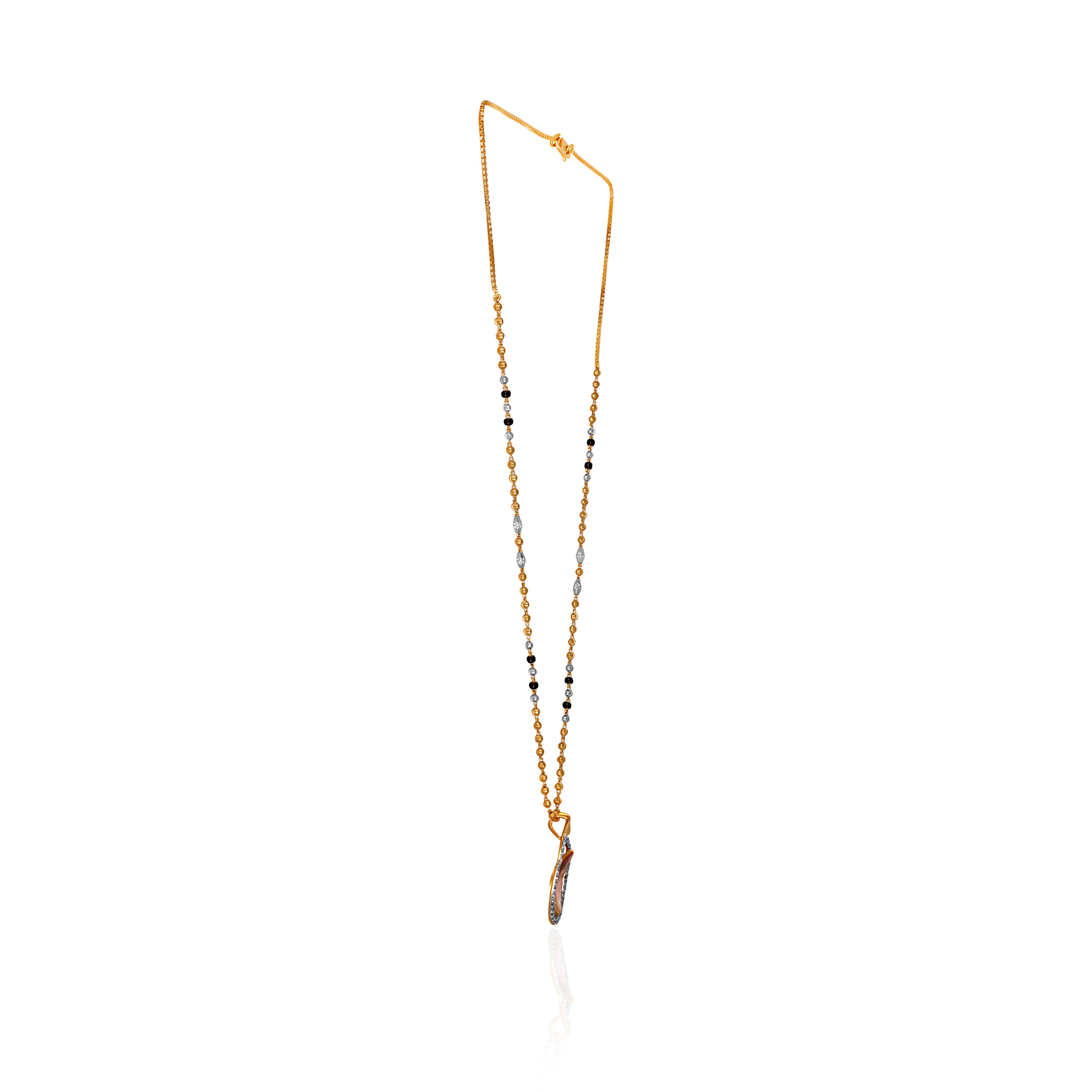 Modern Aesthetic Gold Mangalsutra - Senco Gold and Diamonds