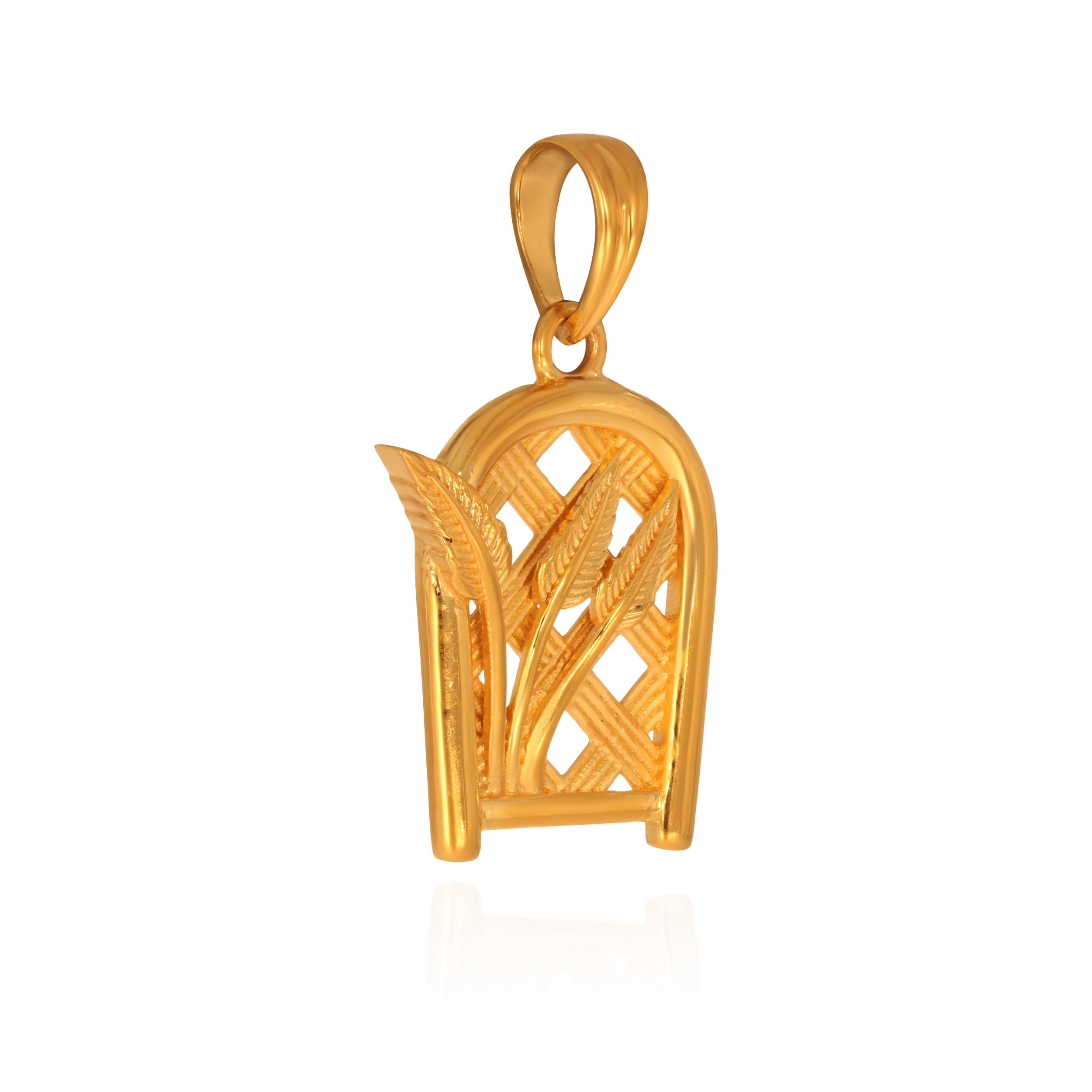 Divine Weave Gold Pendant - Senco Gold and Diamonds