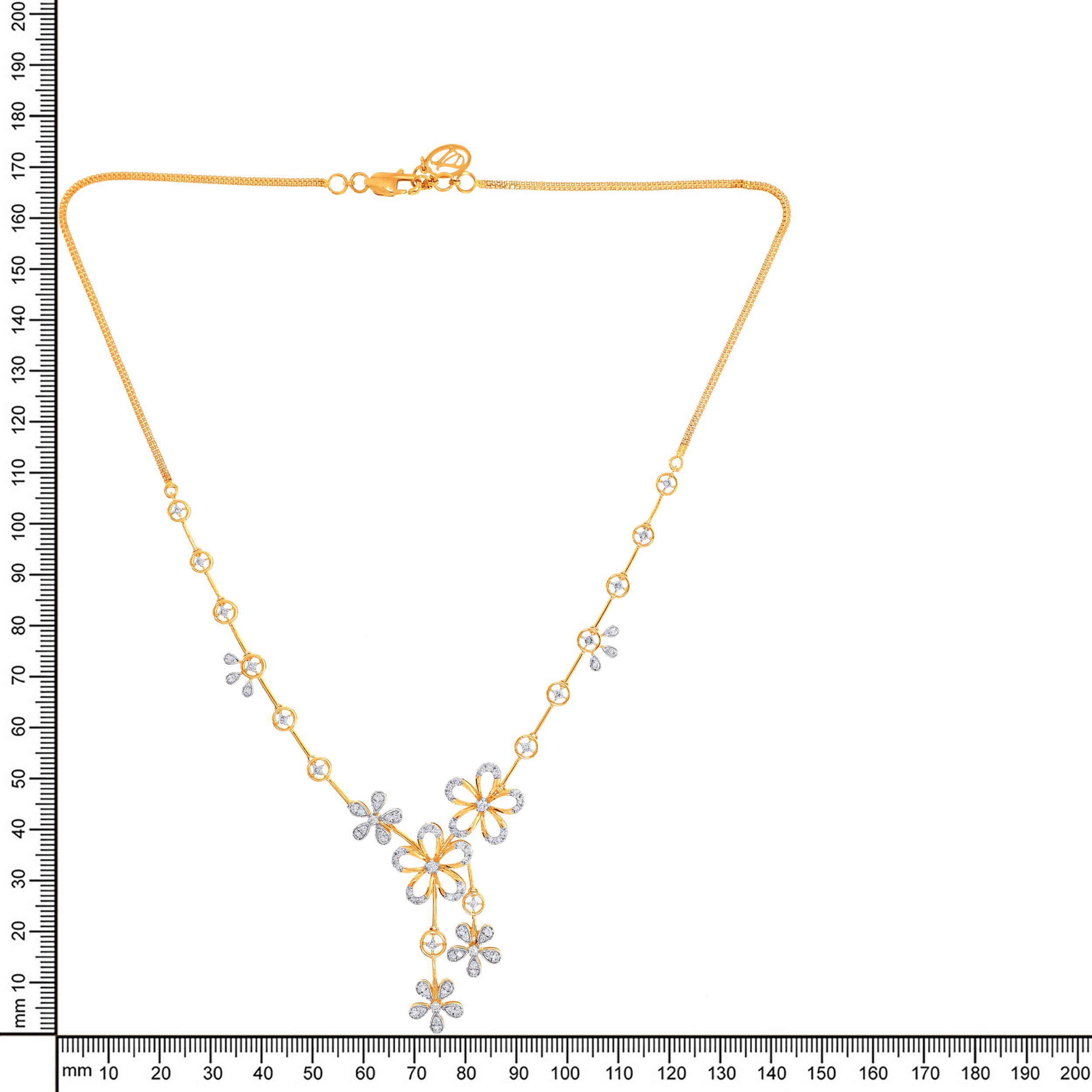 Blooms & Blossom Diamond Necklace - Senco Gold and Diamonds