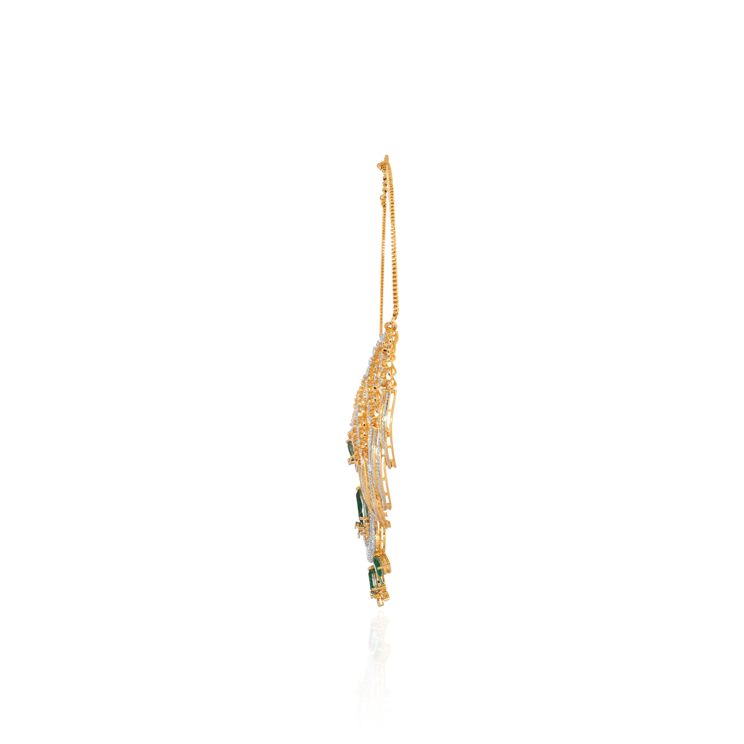 14K Yellow Gold Diamond Necklace-DGN-D000792501 - Senco Gold and Diamonds