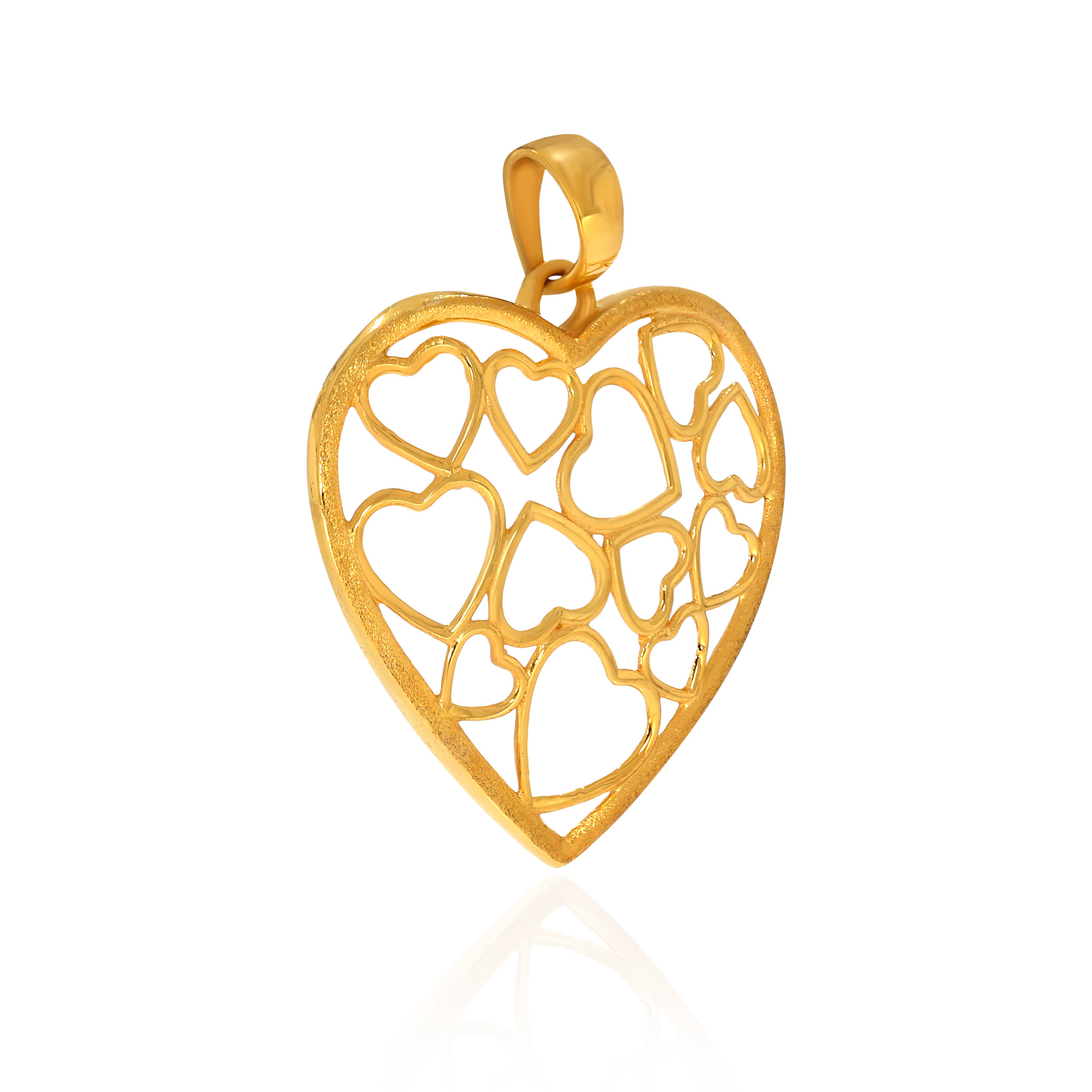 22K Yellow Gold Fancy Pendant-GPN-D000748040 - Senco Gold and Diamonds