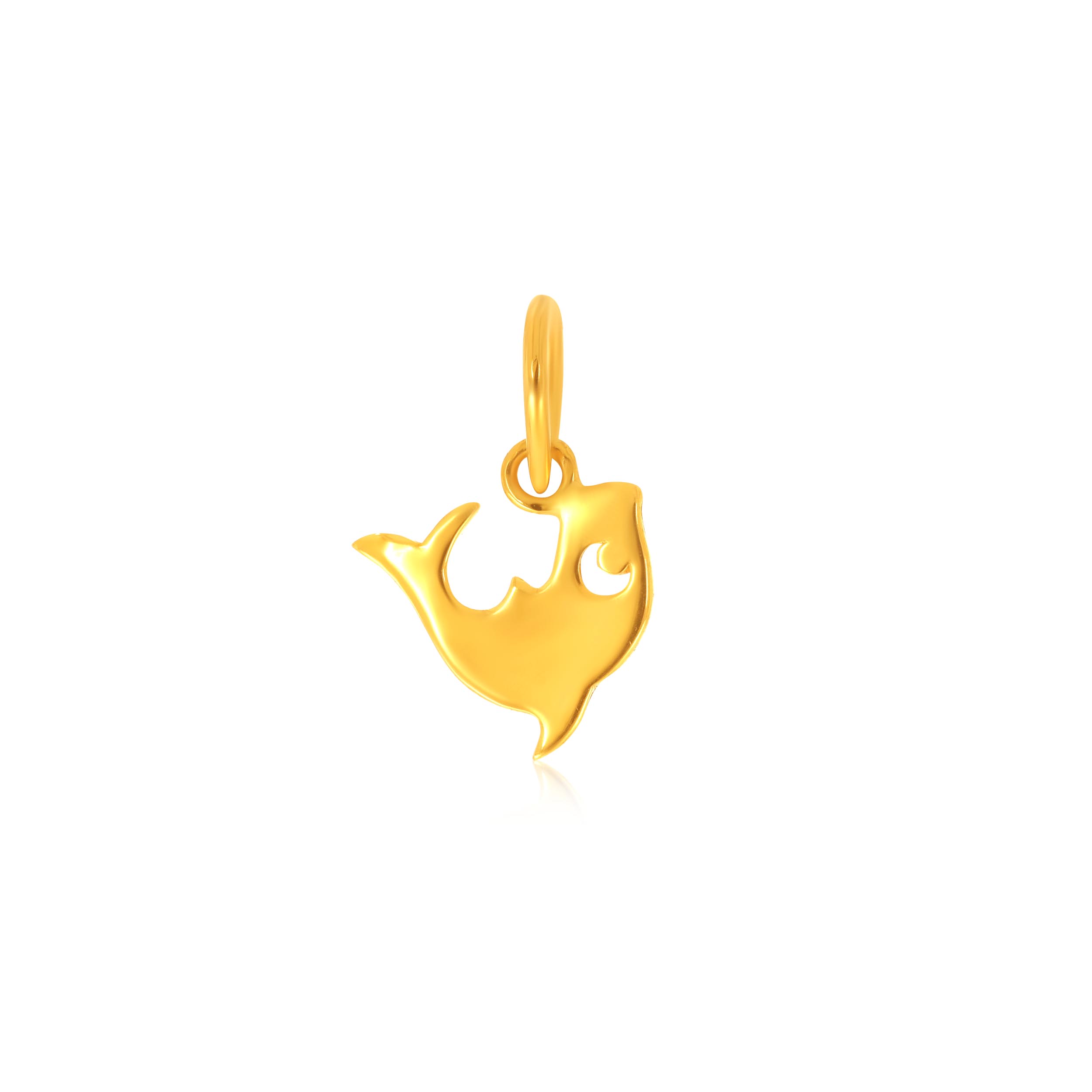 Dancing Dolphin Kids Gold Pendant - Senco Gold and Diamonds